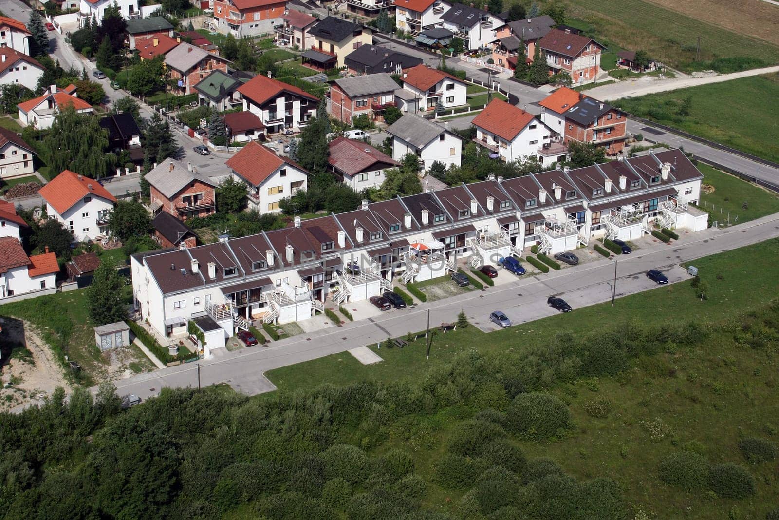 Residential complex in the town of Samobor, Croatia
