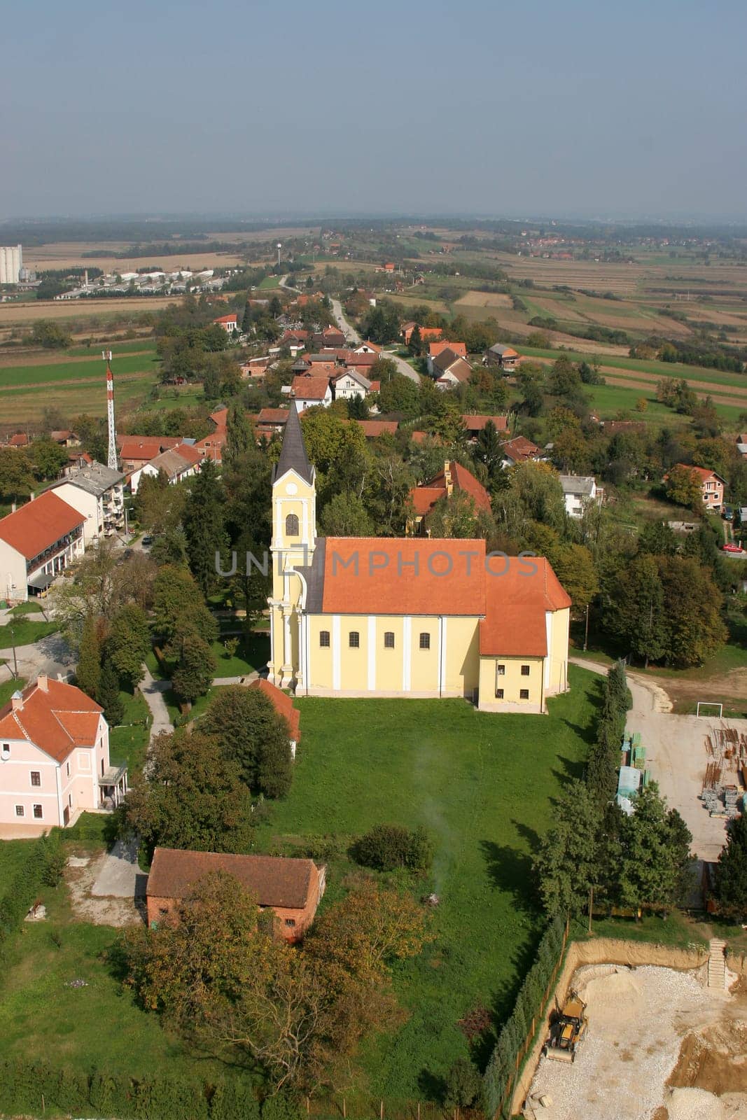 The parish church of Wounded Jesus in Gradec, Croatia