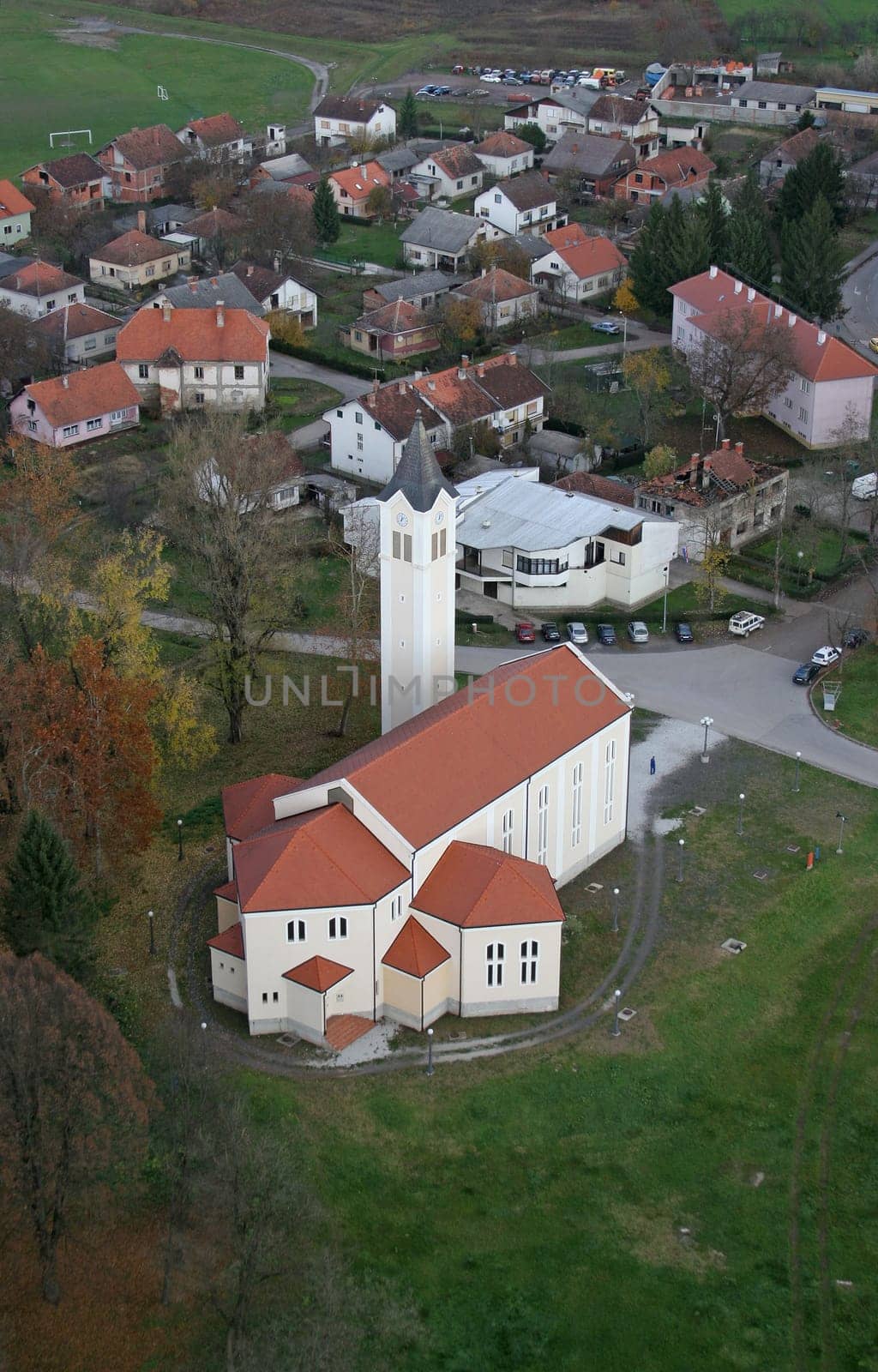 Parish Church of St. John of Nepomuk in Glina, Croatia