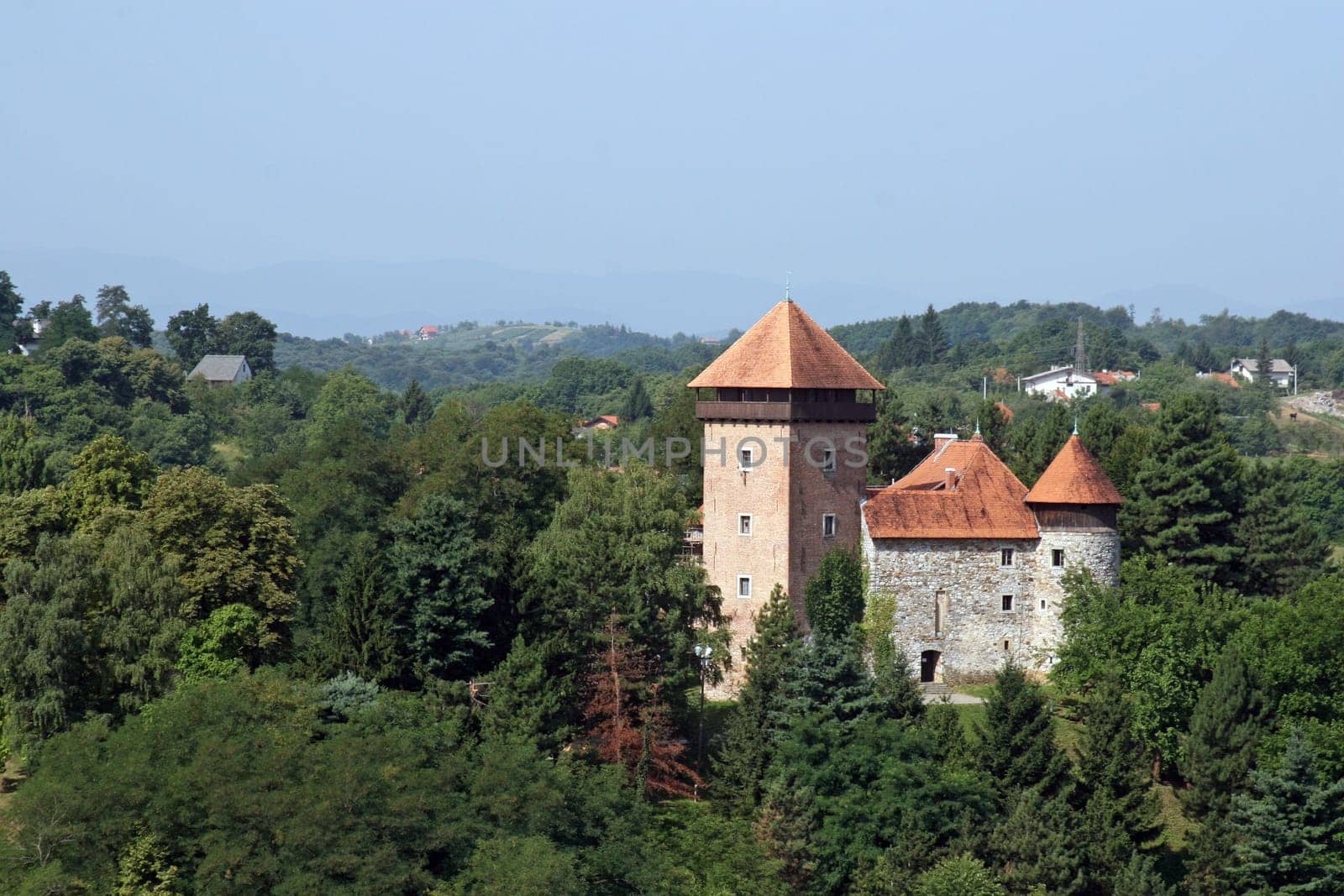 The old town of Dubovac overlooks the Croatian city of Karlovac