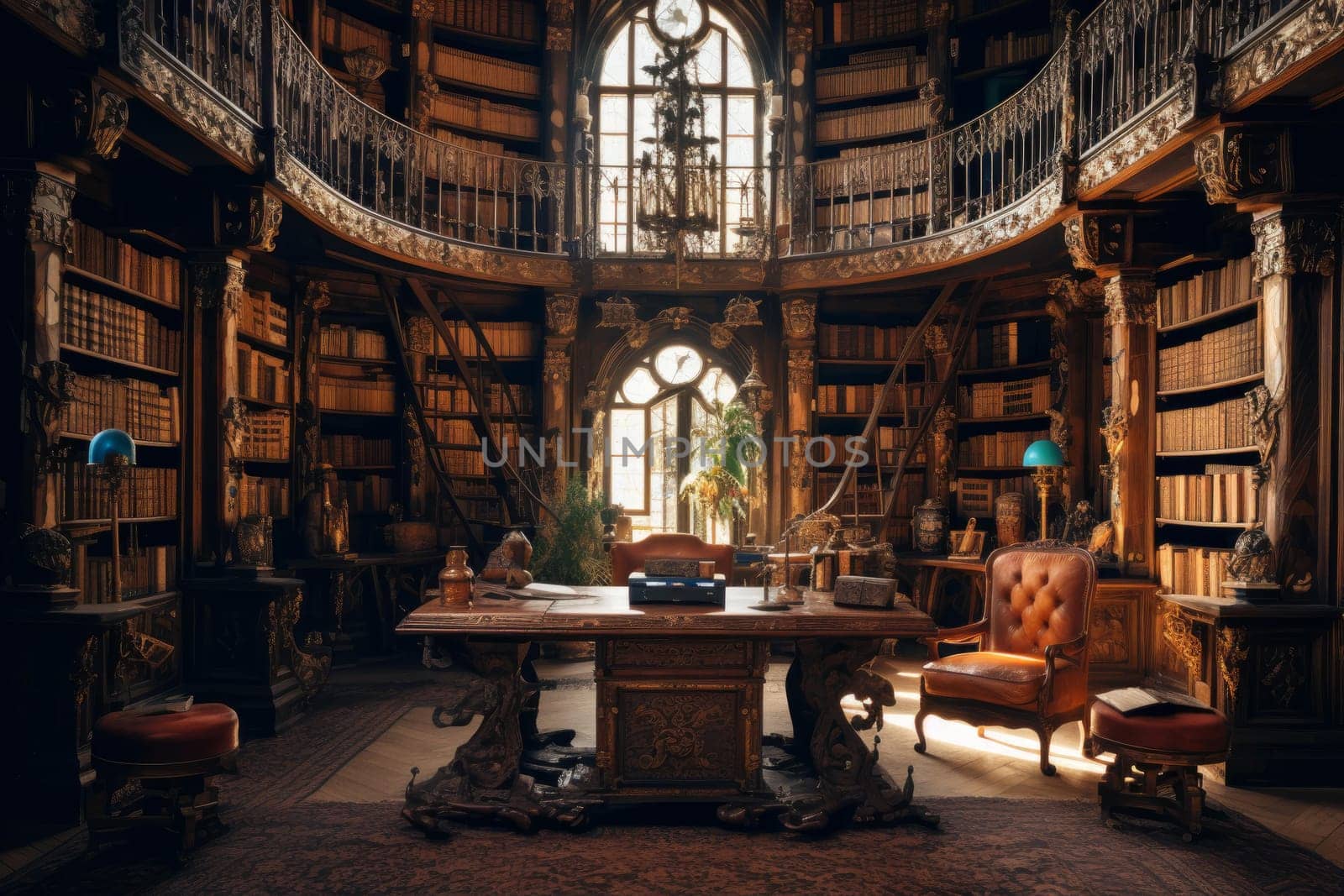 Enlightening Old library education. Law shelf. Generate Ai