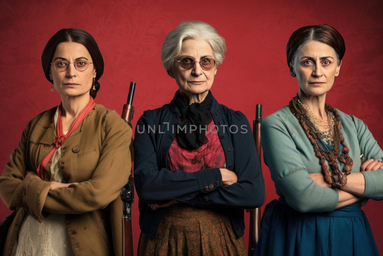Steadfast Old radical feminists. Person care. Generate Ai