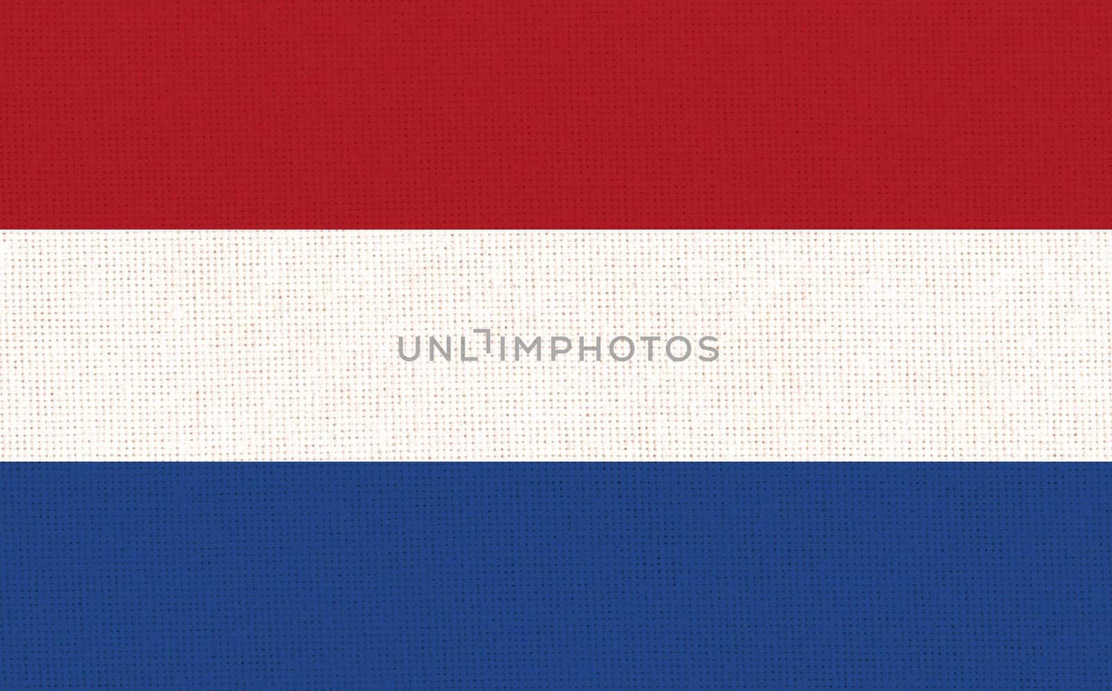 Flag of Netherlands. Netherlands state symbol. flag on fabric surface. Fabric Texture. Holland state symbol. state symbol. National symbol. European country