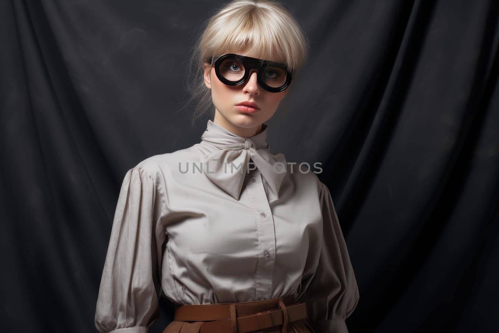 Stylish Collage pieces outfit cute girl. Positive creative. Generate Ai