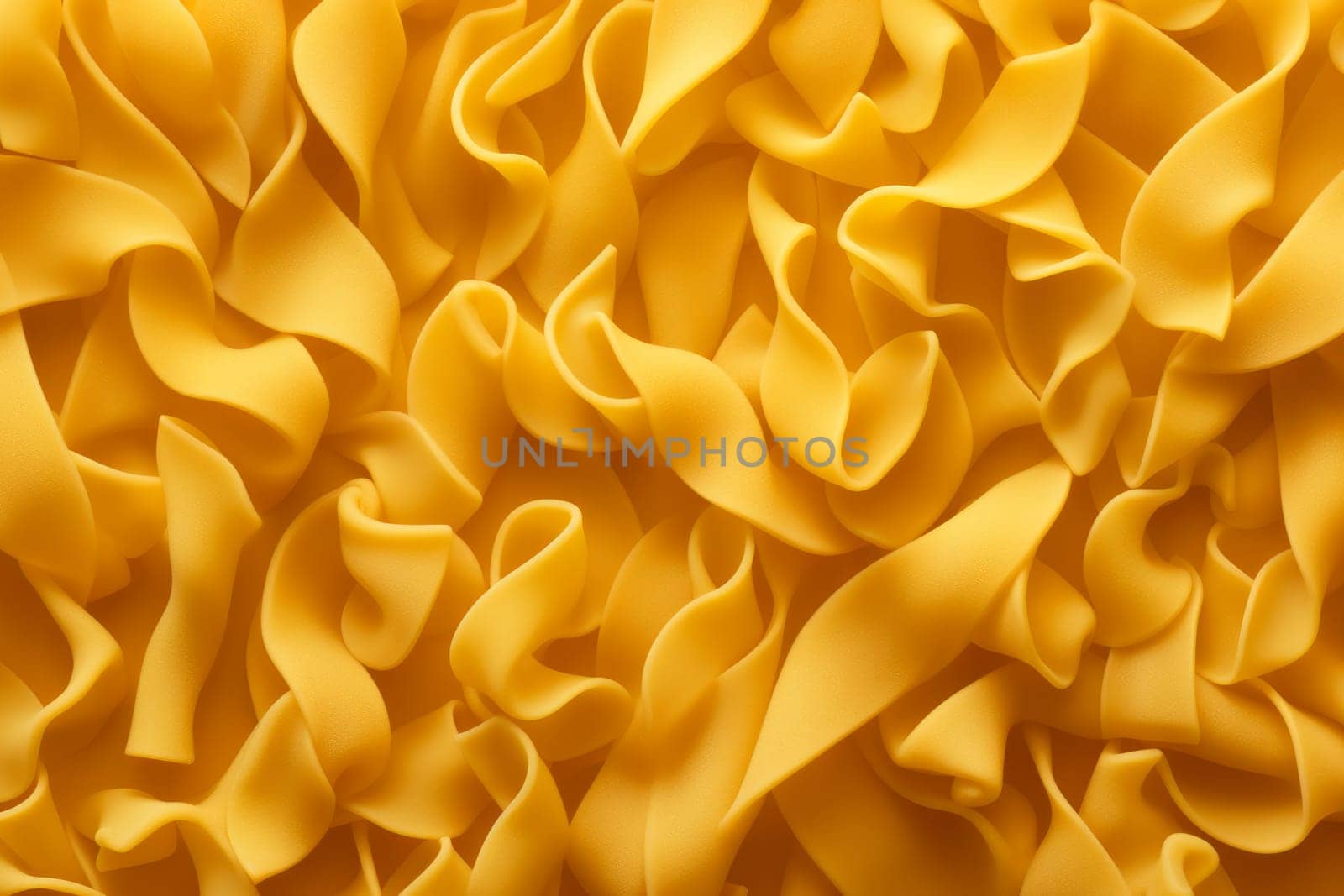 Vibrant Pasta yellow banner. Menu wheat. Generate Ai