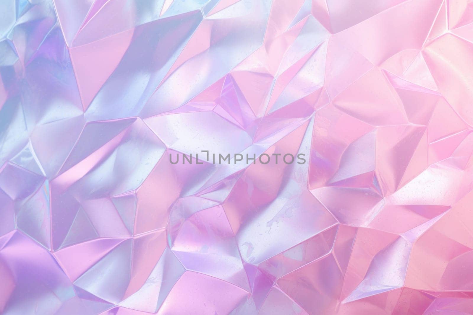 Magical Pink dusted holographic slime. Digital pearl. Generate Ai