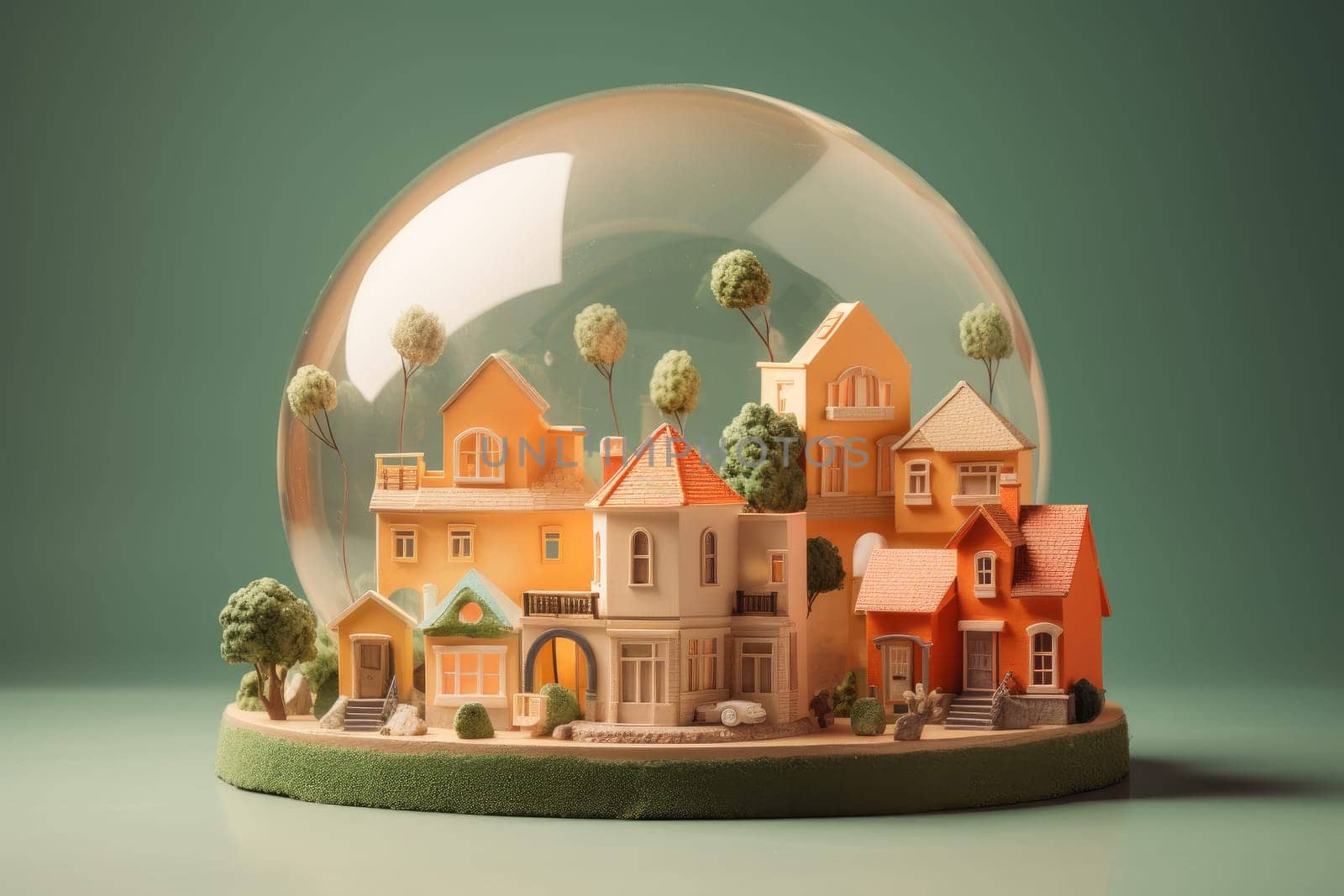 Interest-bearing Mortgage loan. Deal credit sale. Generate Ai