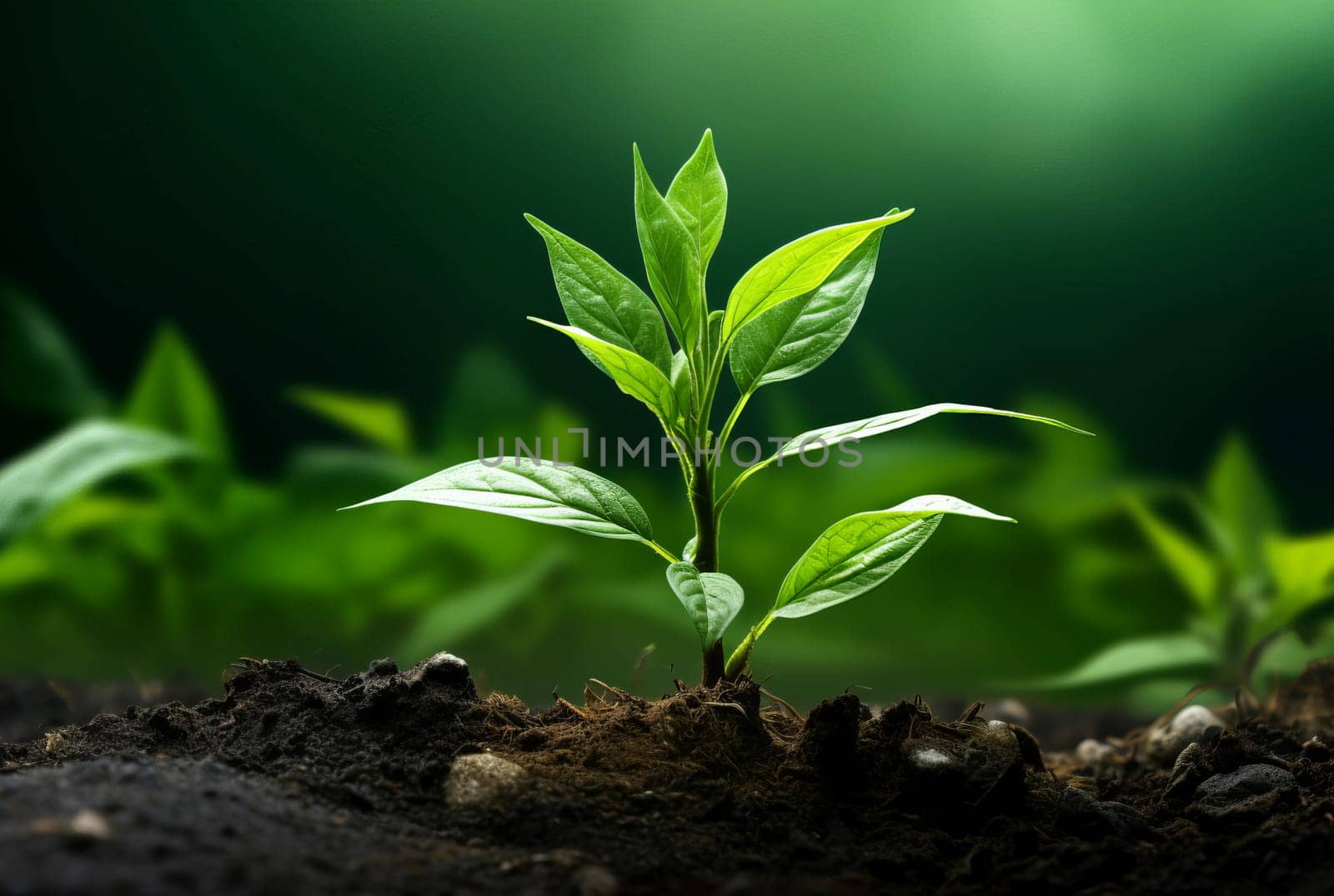 Aromatic Mate leaf health natural plant. Generate Ai