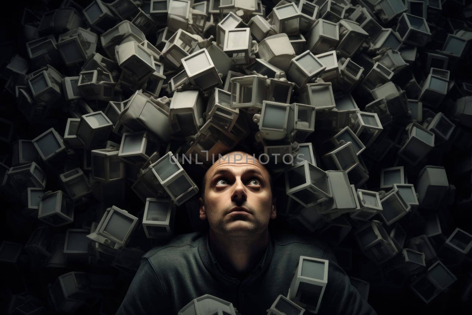 Innovative Content manager headless. Global computer. Generate Ai