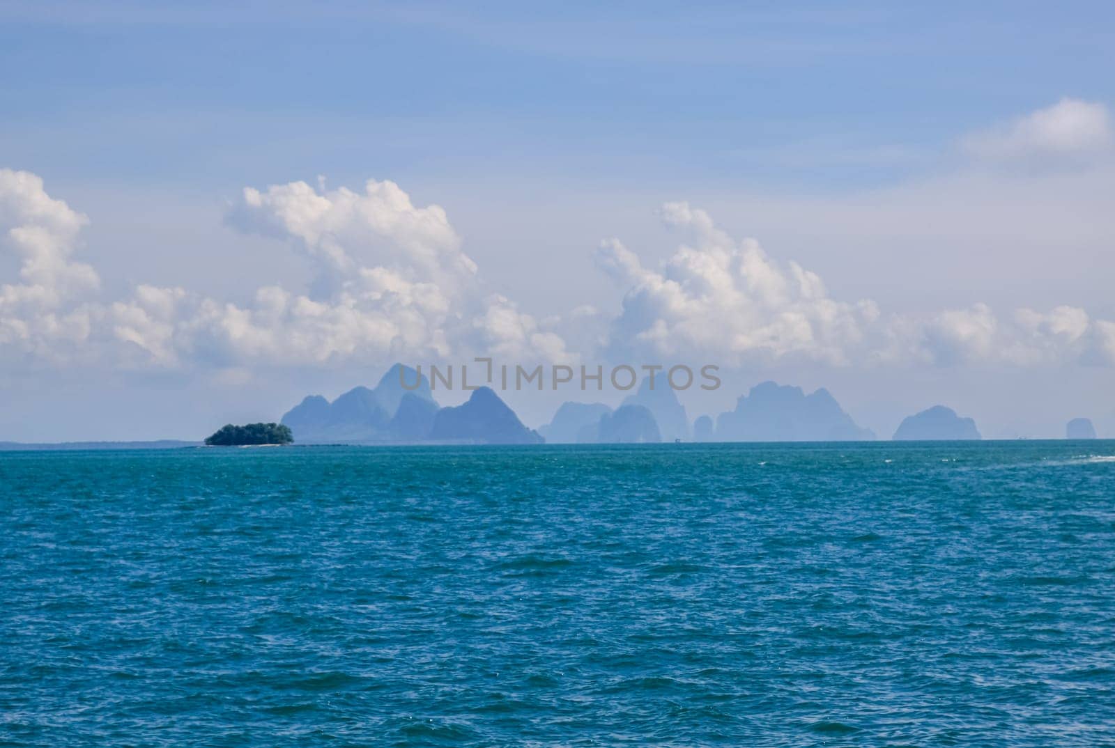 Beach and sea in Phuket Thailand. Coastline.