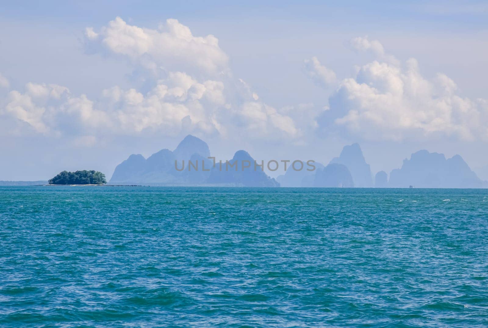 Beach and sea in Phuket Thailand. Coastline.