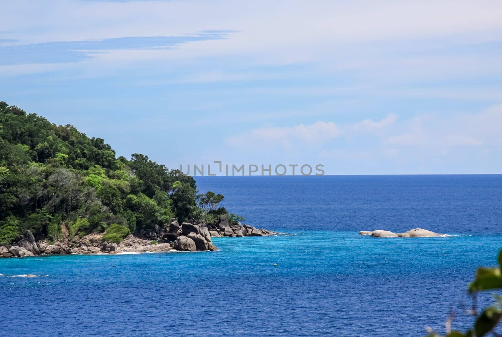 The rocks and hills near Phuket. Beaches of Thailand