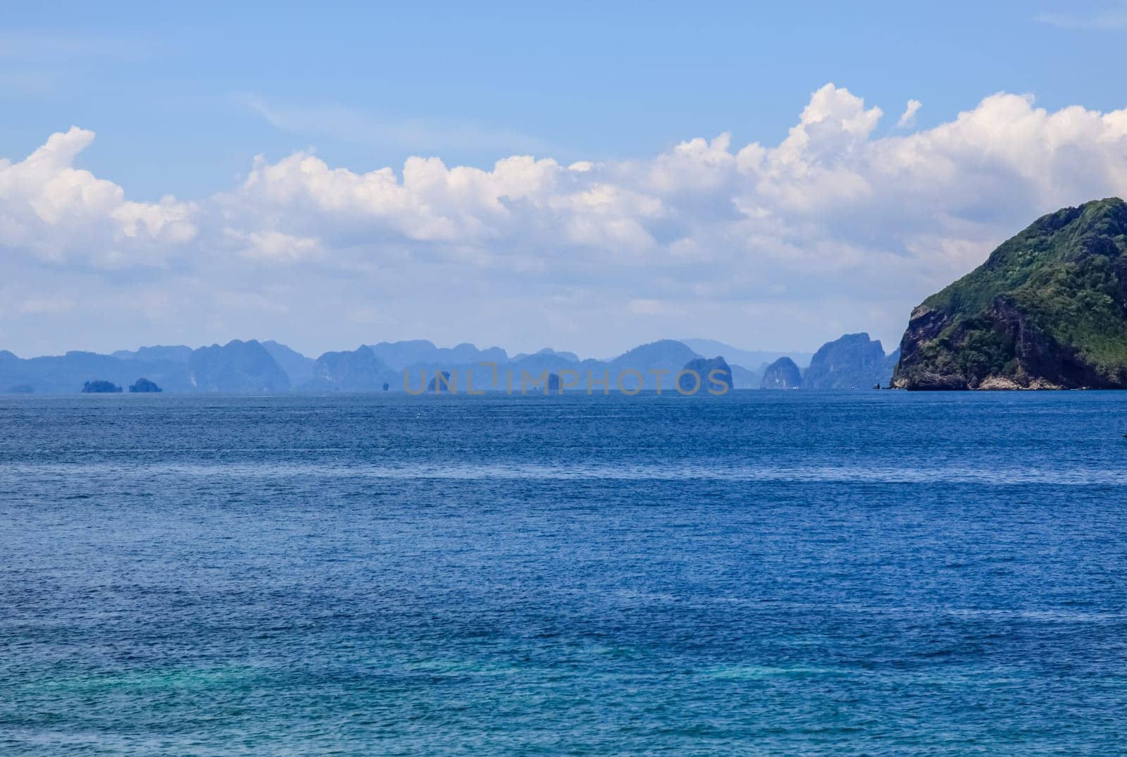 The rocks and hills near Phuket. Beaches of Thailand
