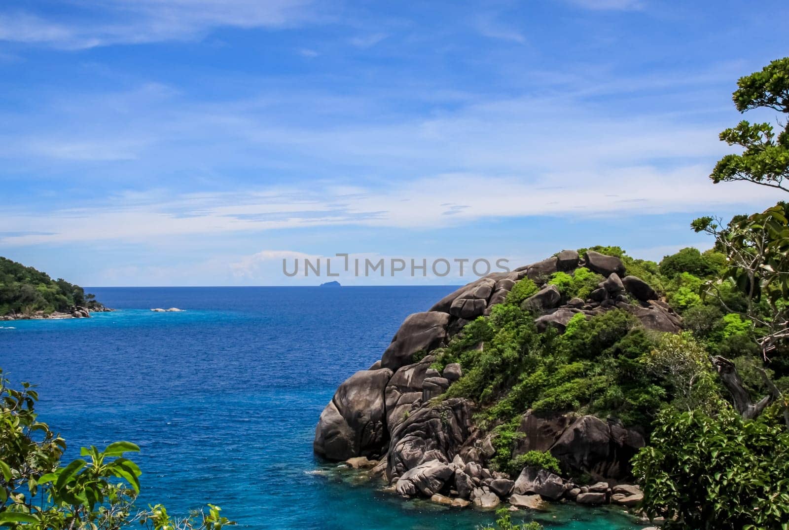 The rocks and hills near Phuket. Beaches of Thailand