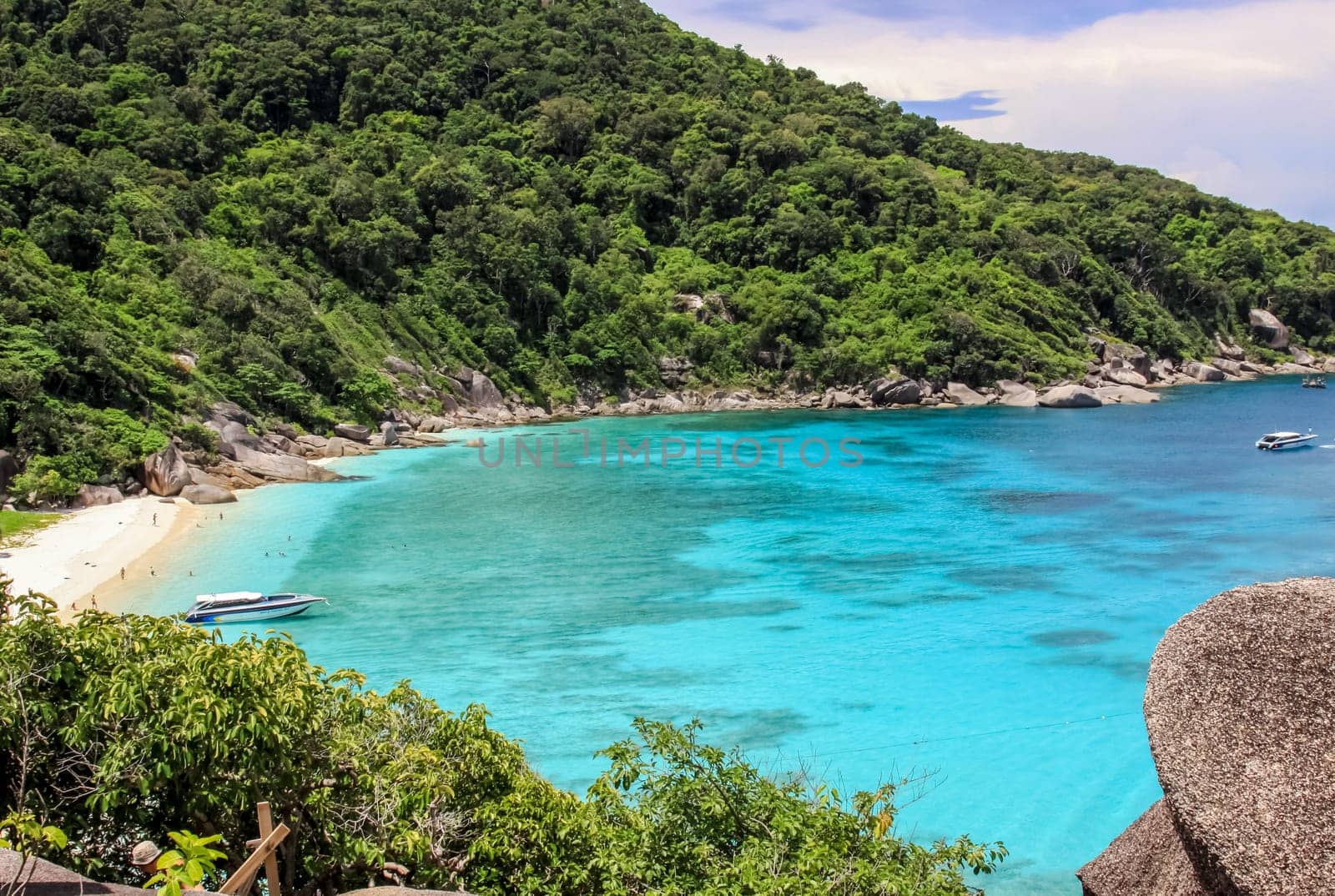 The rocks and hills near Phuket. Beaches of Thailand