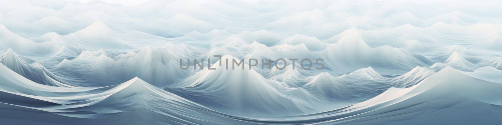 Tech blue topographic 3d relief abstract background. Generative AI design