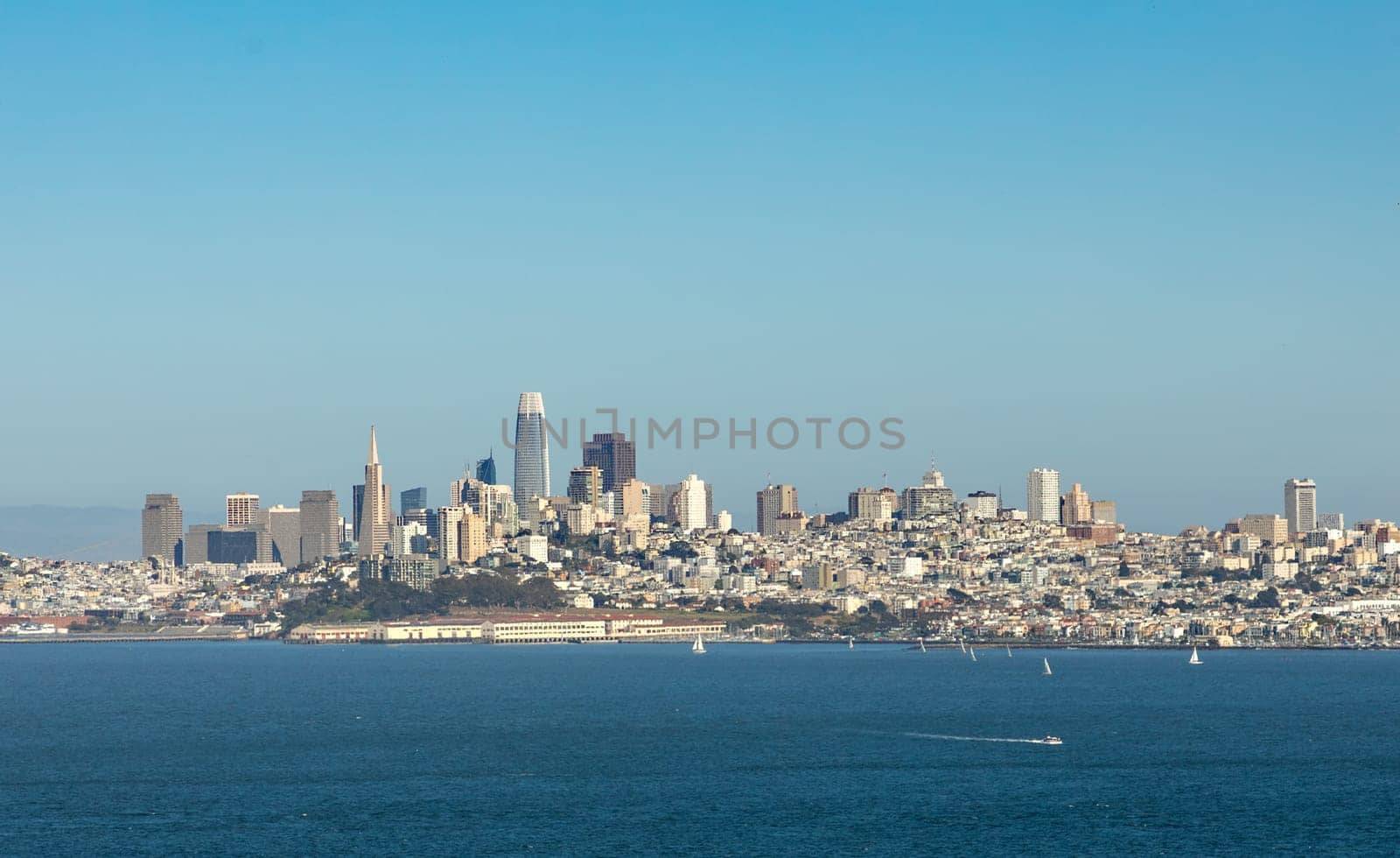 view to skyline of San Francisco