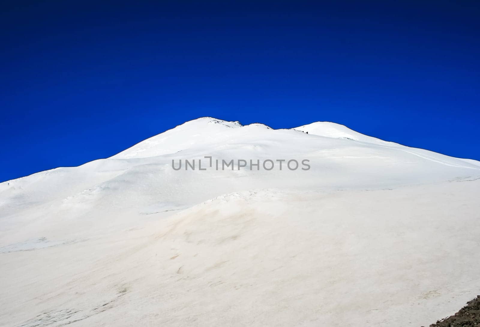 Mountain landscape with snow. Snow in the mountains. Mountain landscape.