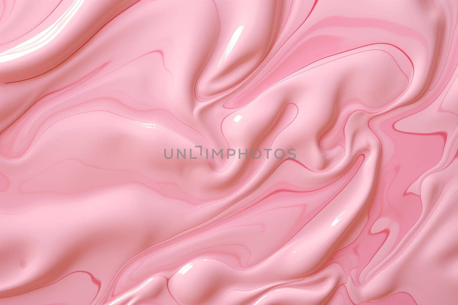 Velvety Pink cream texture. Smear natural product. Generate Ai