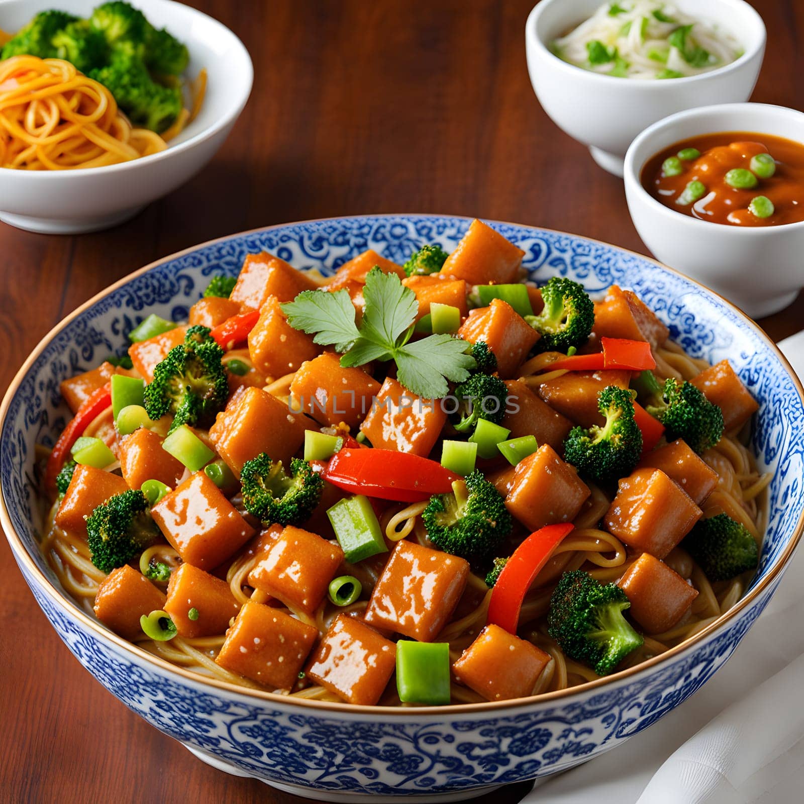 chinese lifestyle with food and persons