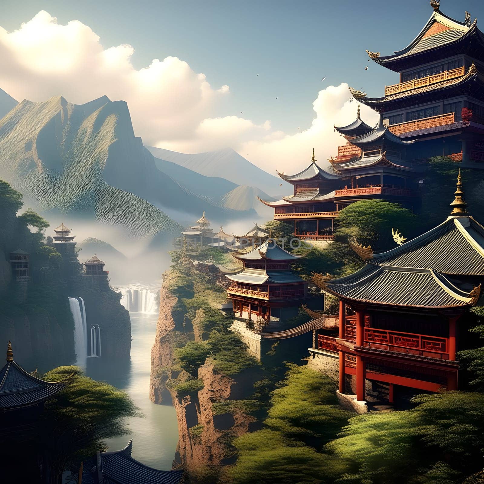 chinese lifestyle with food and persons