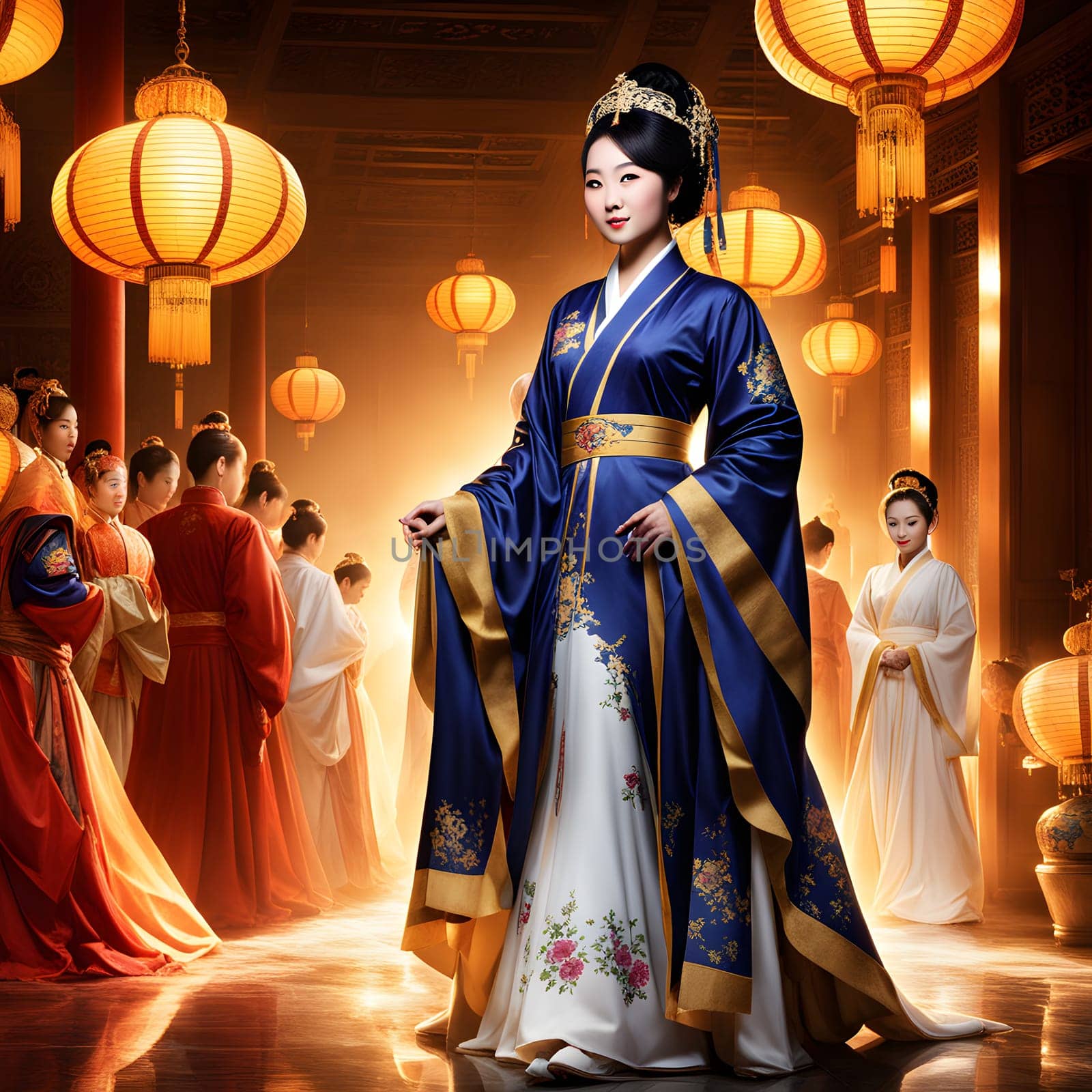 chinese lifestyle with food and persons