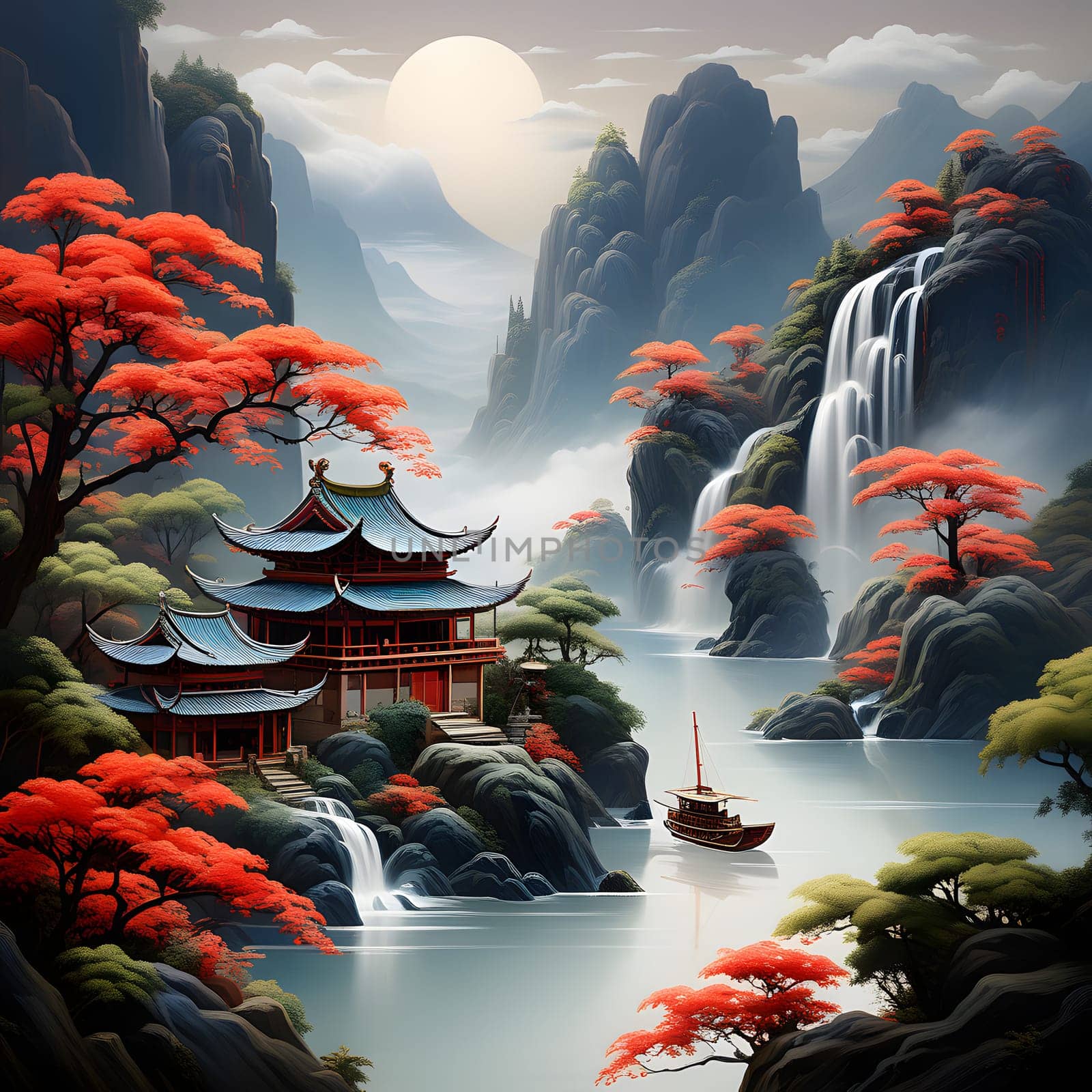 chinese lifestyle with food and persons