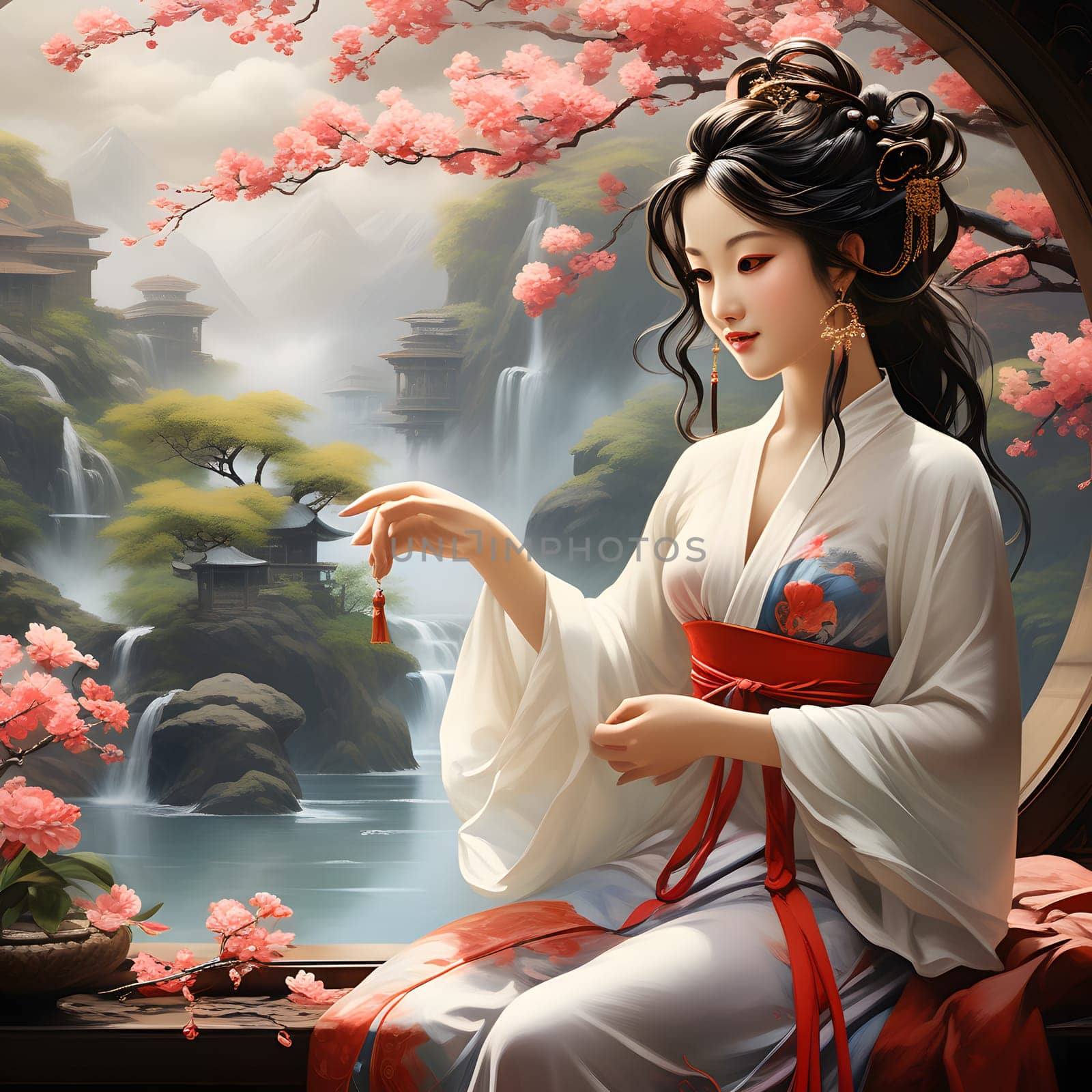 chinese lifestyle with food and persons