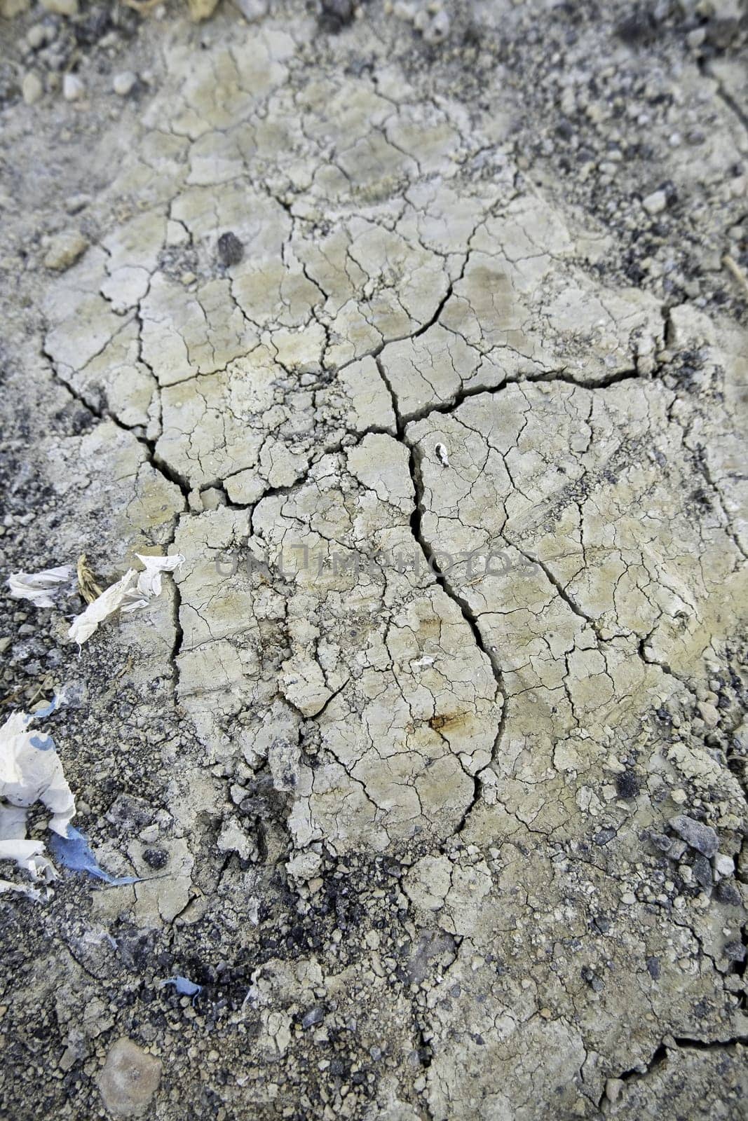 Detail of climate change and environmental destruction