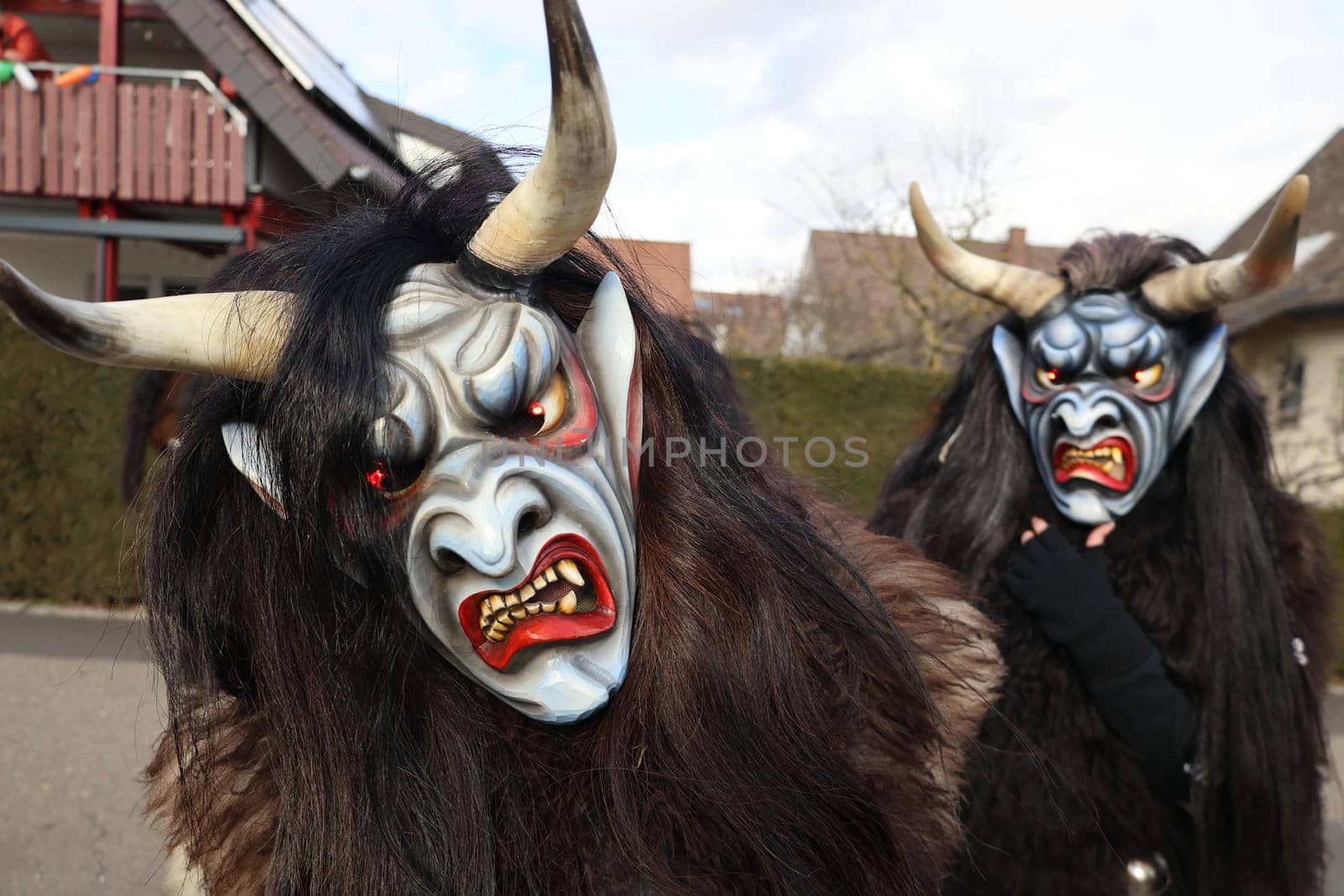 Theme picture - Carnival Carnival  The fools are on the loose at the Alemannic-Swabian Carnival. Like here in Hartheim am Rhein,the jesters parade through the streets.