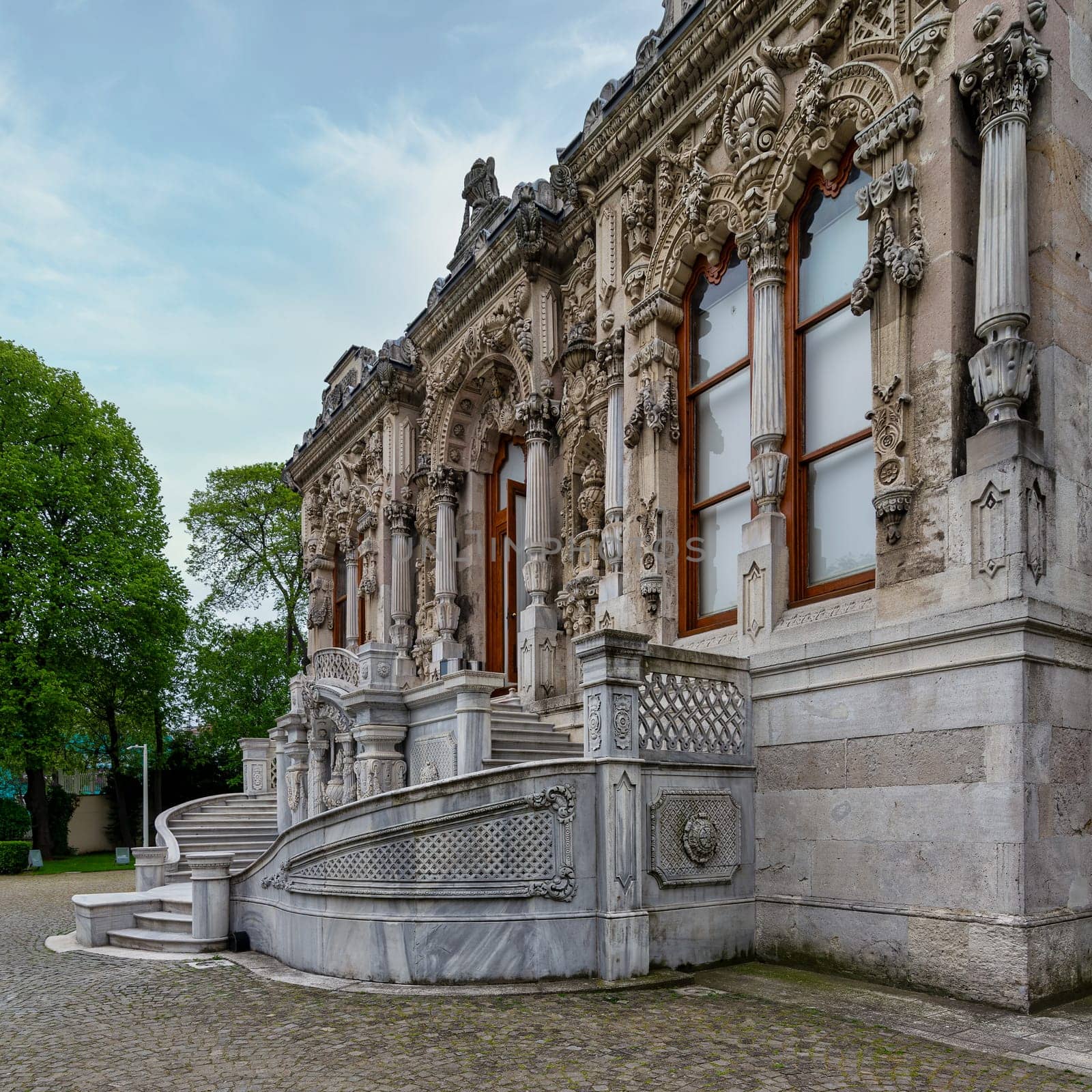 Ihlamur Pavilion, or Ihlamur Kasri, a former imperial Ottoman summer pavilion constructed during the reign of Sultan Abdulmecid I, located in Nisantasi Ihlamur Yolu street, Sisli, Istanbul, Turkey