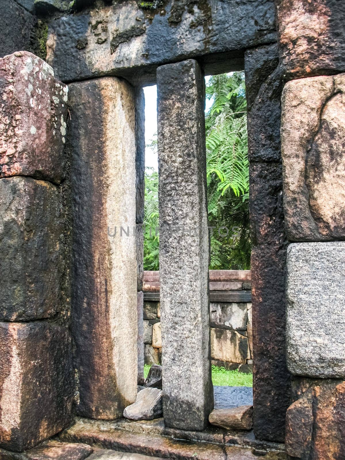 Polonnaruwa, Sri Lanka. The ruins of an ancient temple, traces of an ancient highly developed civilization.