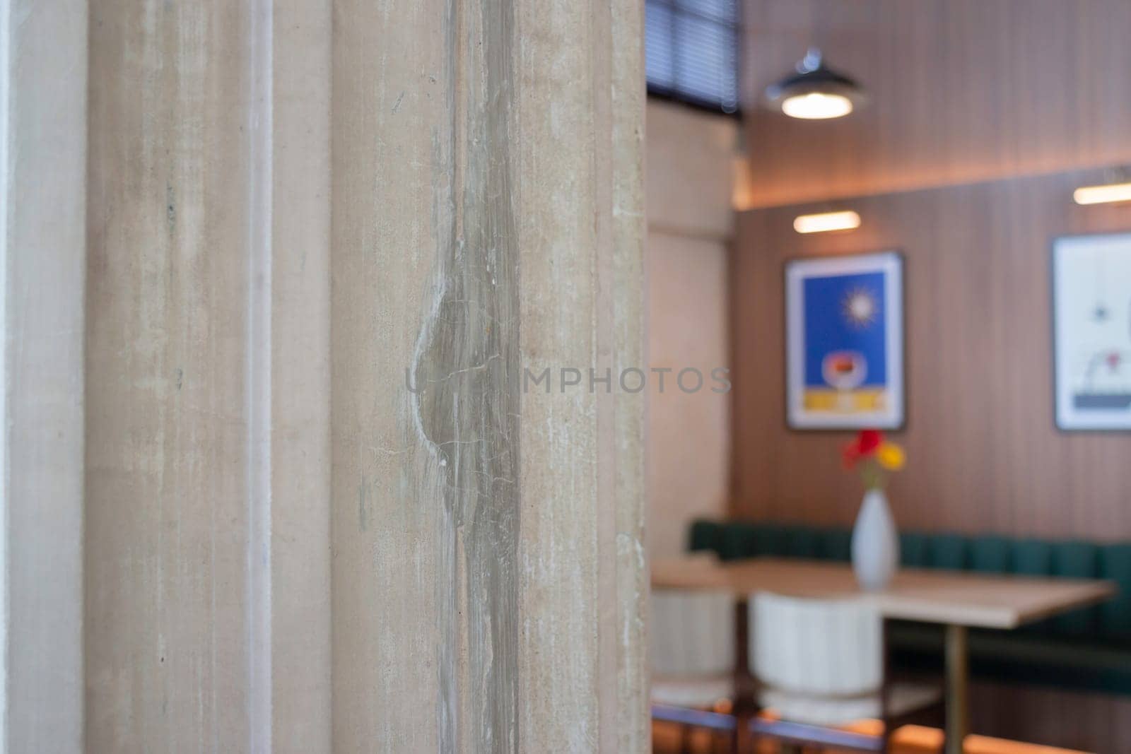 Retro romantic cafe and restaurant decoration, stock photo