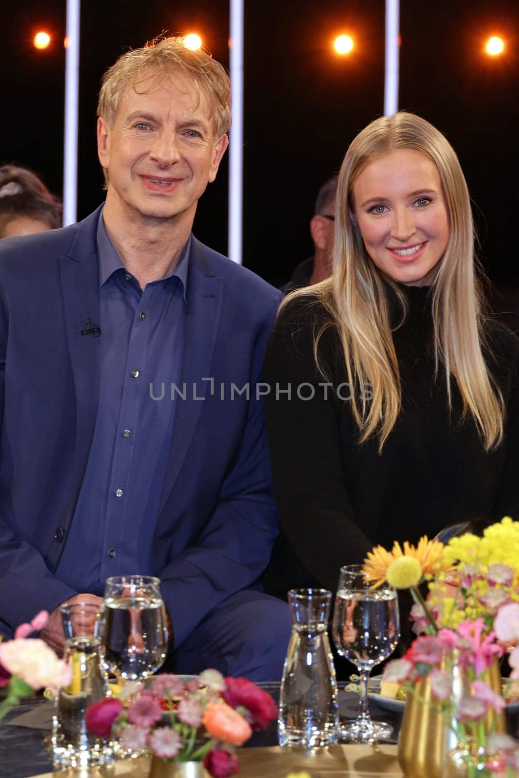 Ingolf Lück,Lily Lück,NDR Talkshow from Studio Lokstedt,Hamburg,16.02.2024