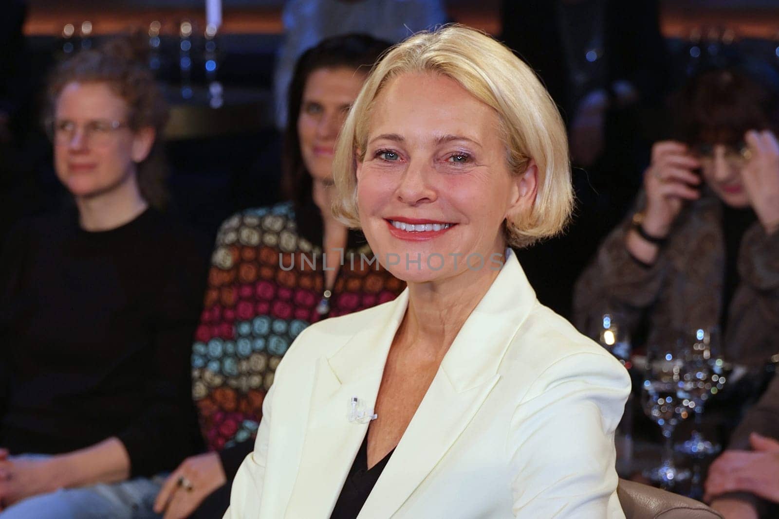 Miriam Meckel,NDR talk show from Studio Lokstedt,Hamburg,16.02.2024