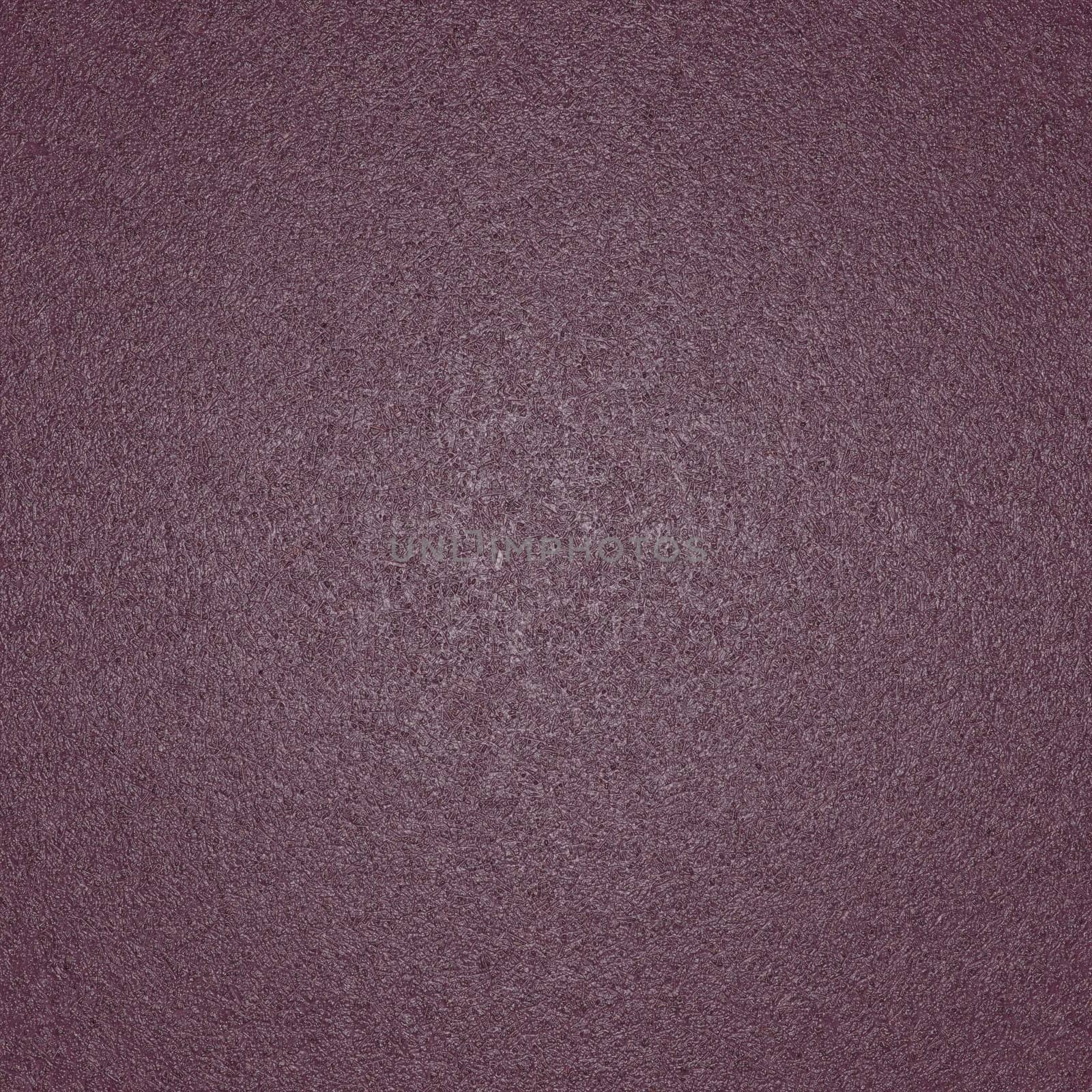 The background texture is purple with a rough glossy surface