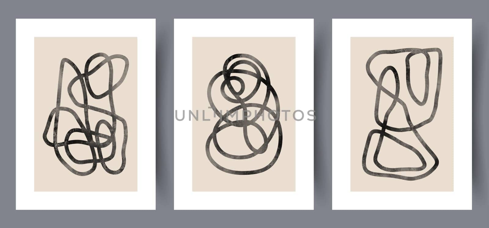 Portrait women elegance body wall art print. Printable minimal abstract women poster. Set, bundle. Wall artwork for interior design. Contemporary decorative background with body.