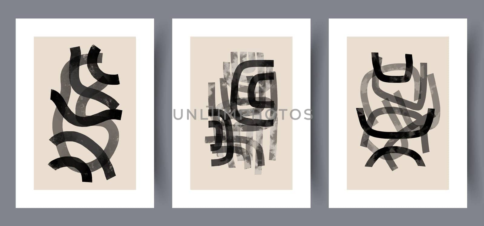 Portrait women elegance body wall art print. Printable minimal abstract women poster. Set, bundle. Wall artwork for interior design. Contemporary decorative background with body.