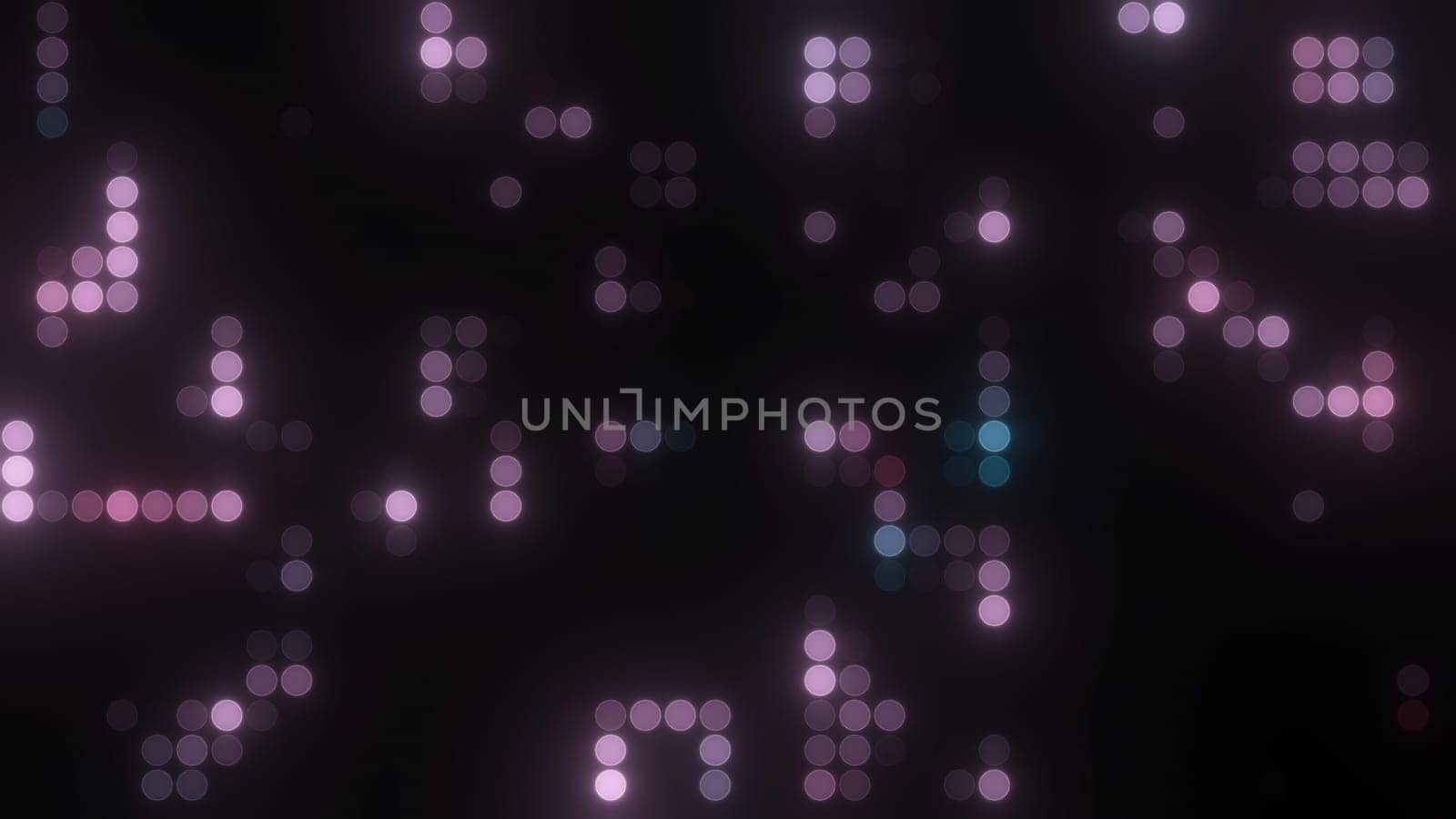 Abstract digital dots. Computer generated 3d render