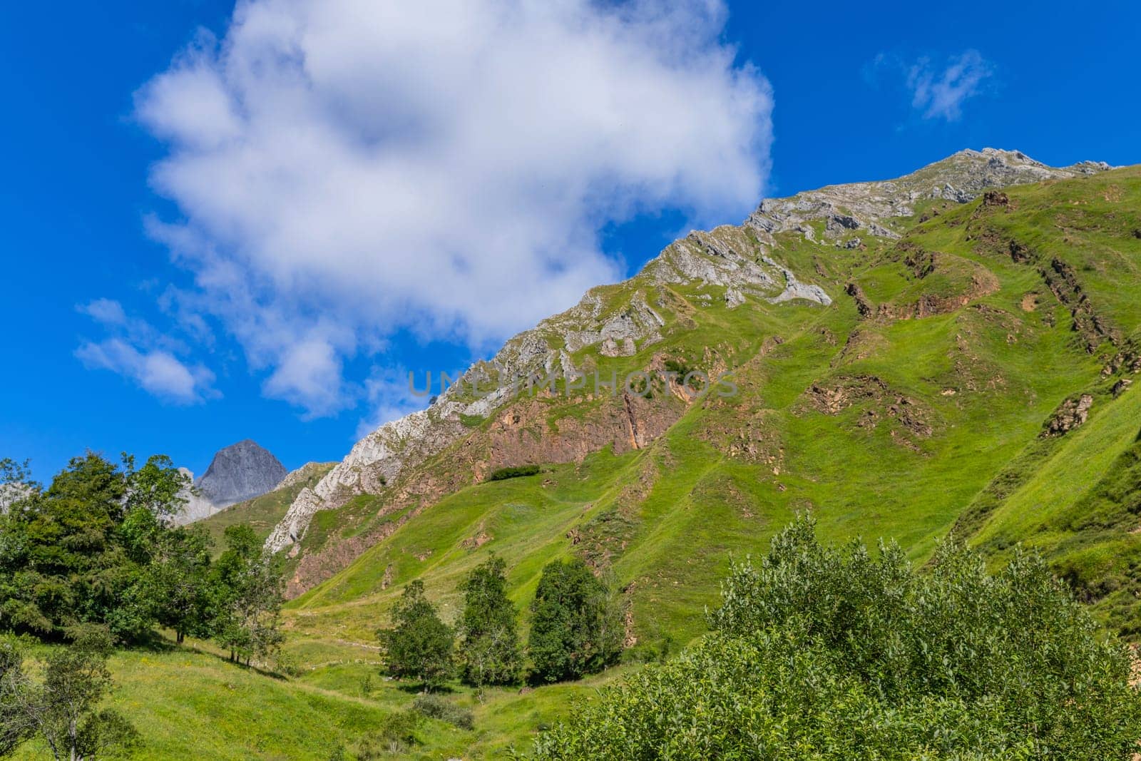 Massif of Las Ubinas between Asturias and Leon. In the Natural Parks of Las Ubinas-La Mesa in Asturias and the Natural Park of Babia y Luna in Leon, Spain