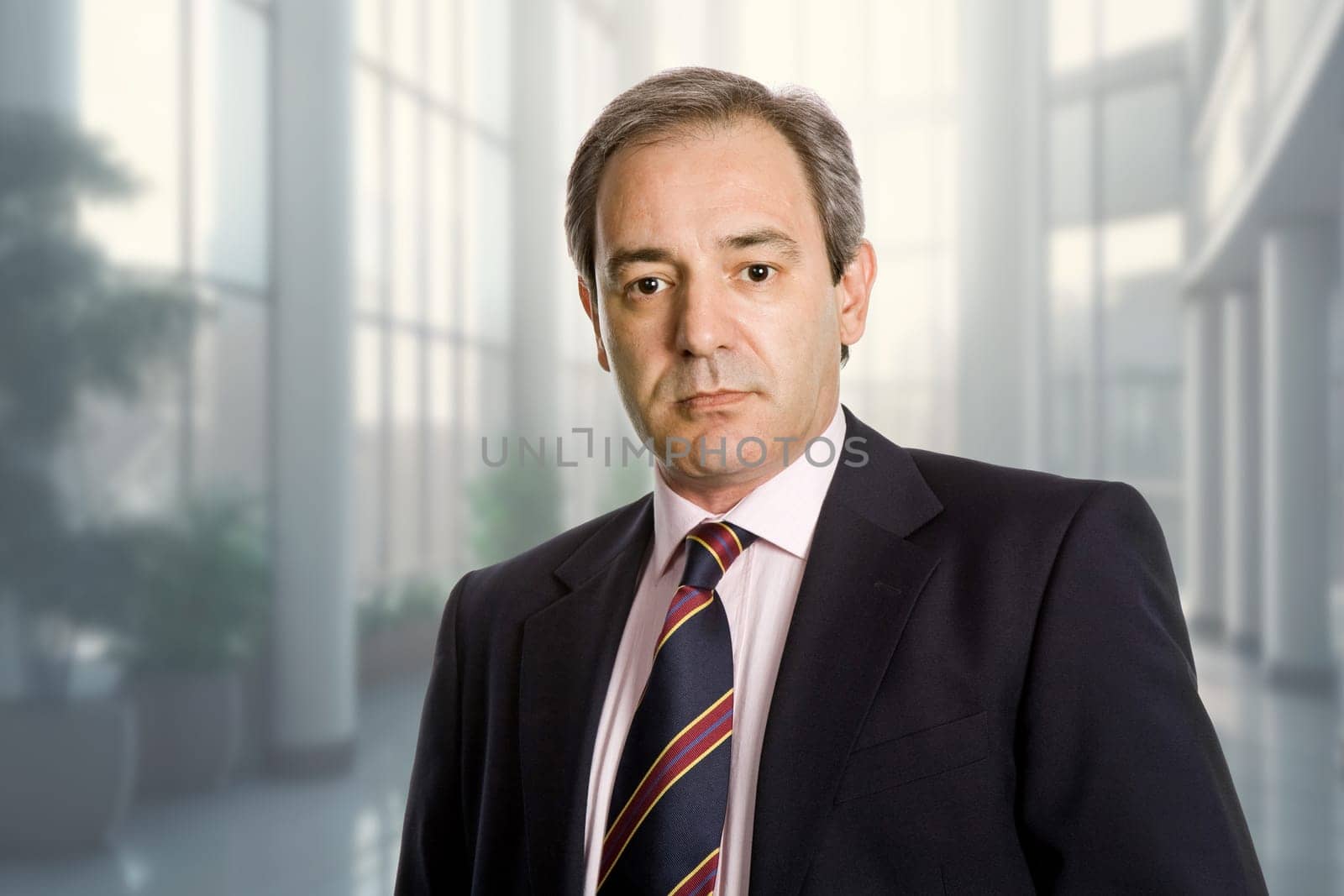 mature business man portrait at the office