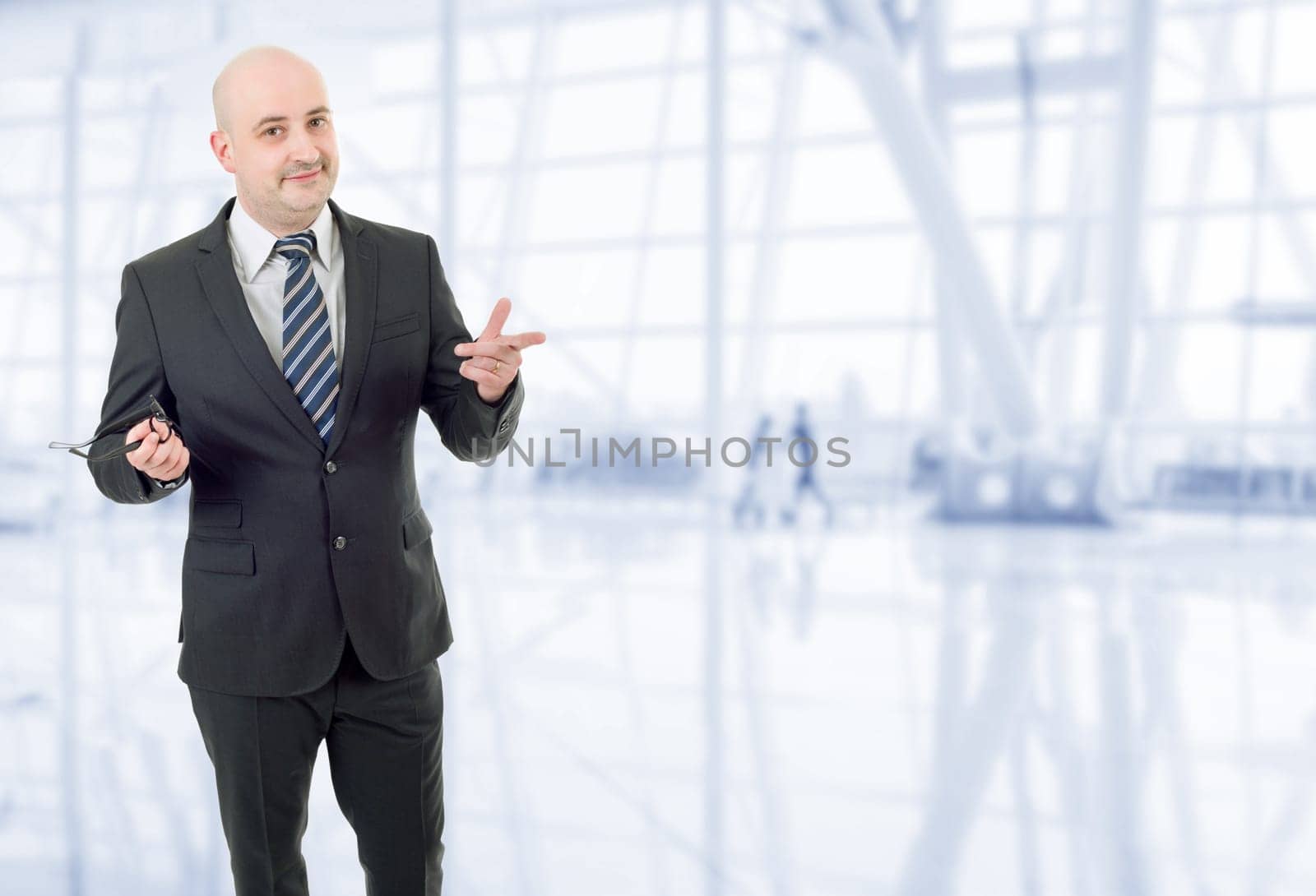young business man portrait at the office