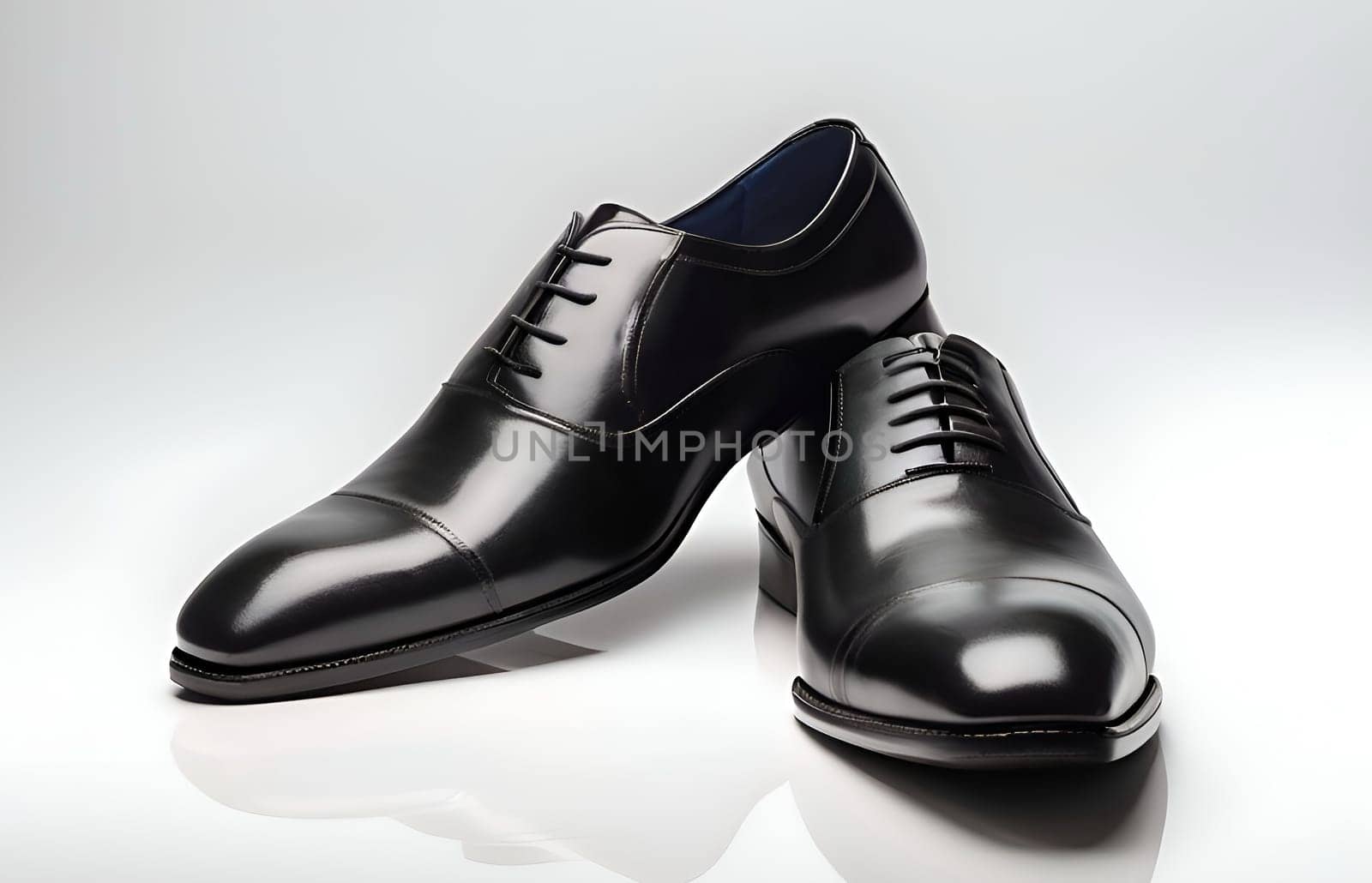 Modern  elegant shoes on white