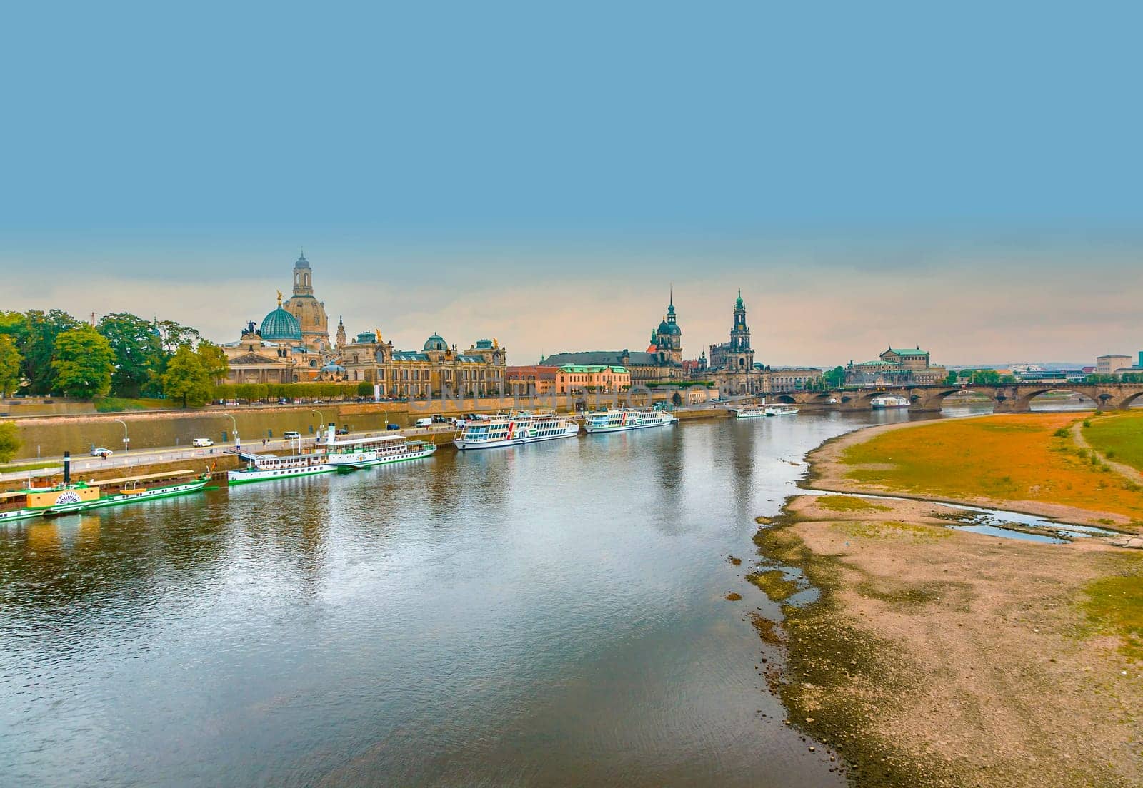 Dresden, Germany - September 15, 2008: Dresden is one of the most beautiful cities in Germany. Dresden first gained its pre-eminence in the year 1485. The town blossomed during the 18th century.