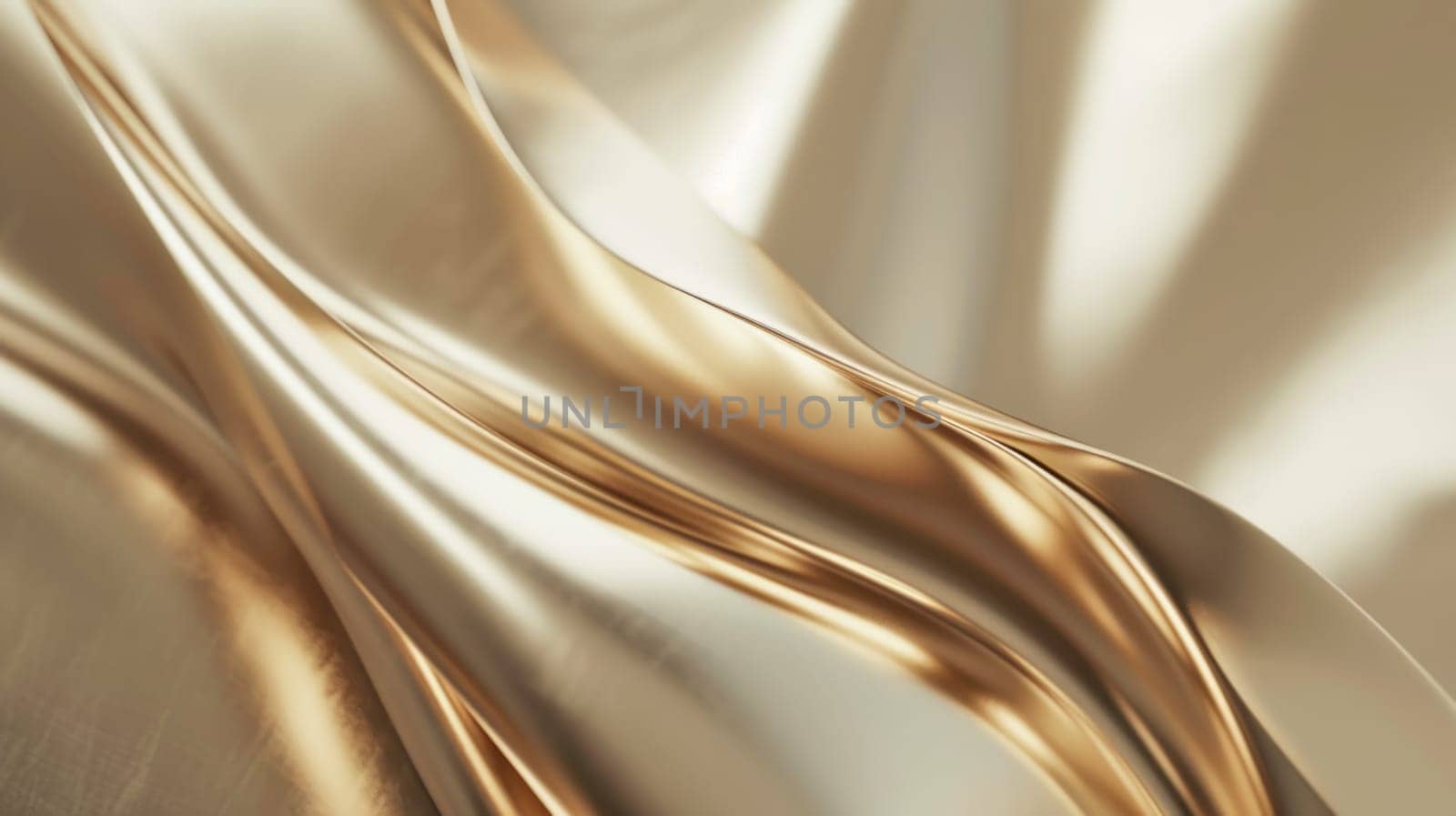 Golden fluidity. Created using AI generated technology and image editing software.