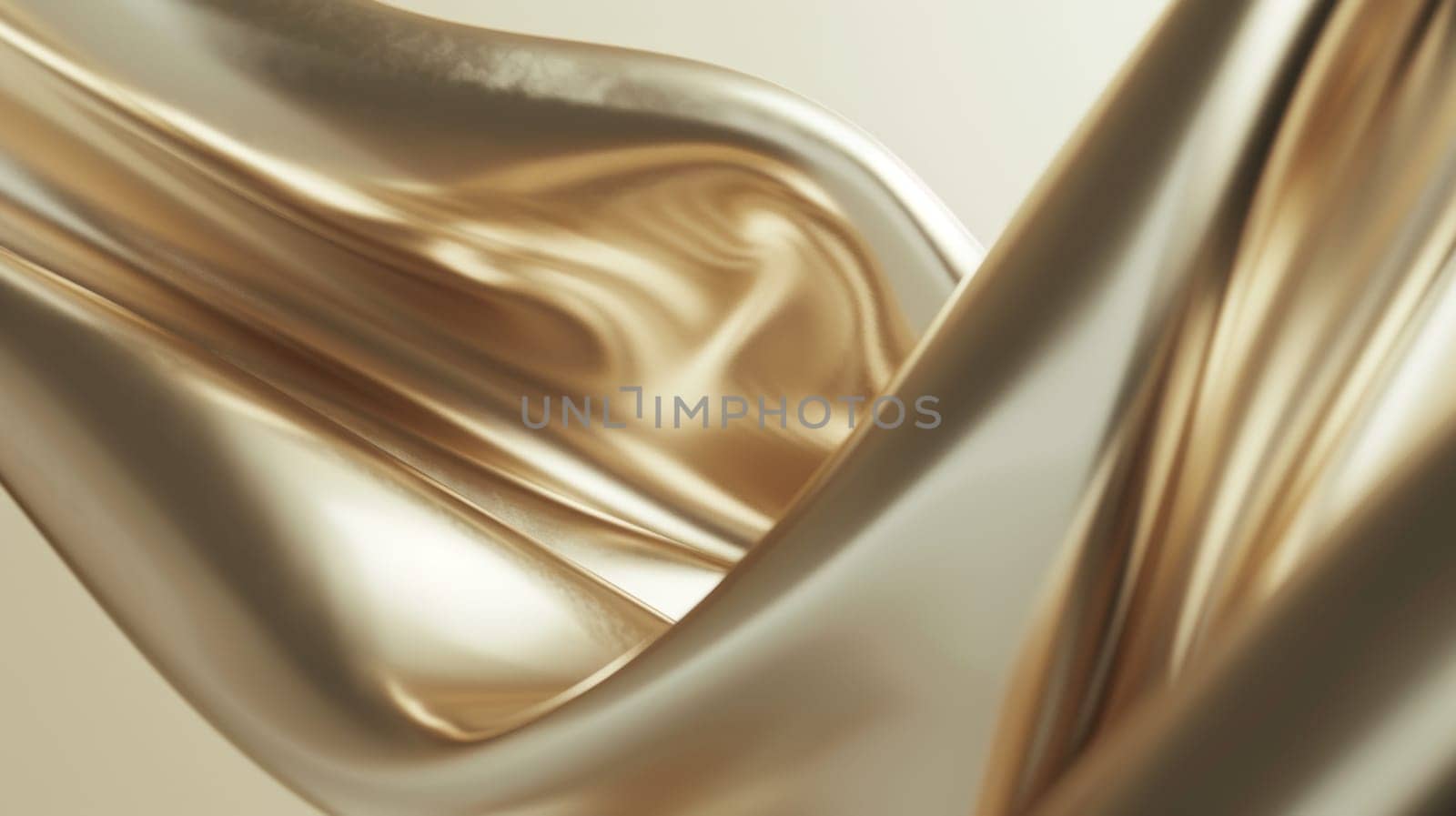 Golden fluidity. Created using AI generated technology and image editing software.