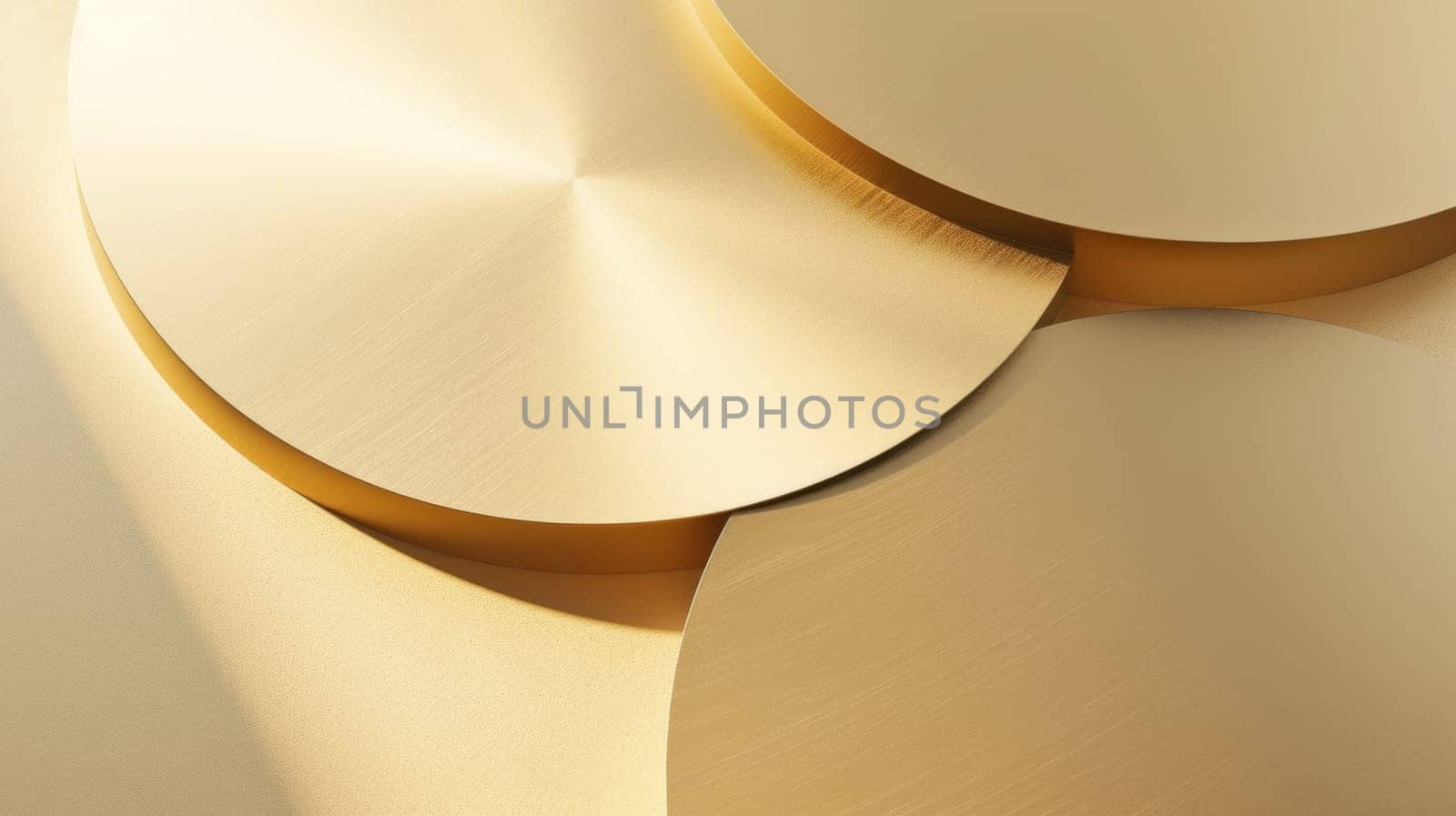 Golden curves with elegant luster. Created using AI generated technology and image editing software.