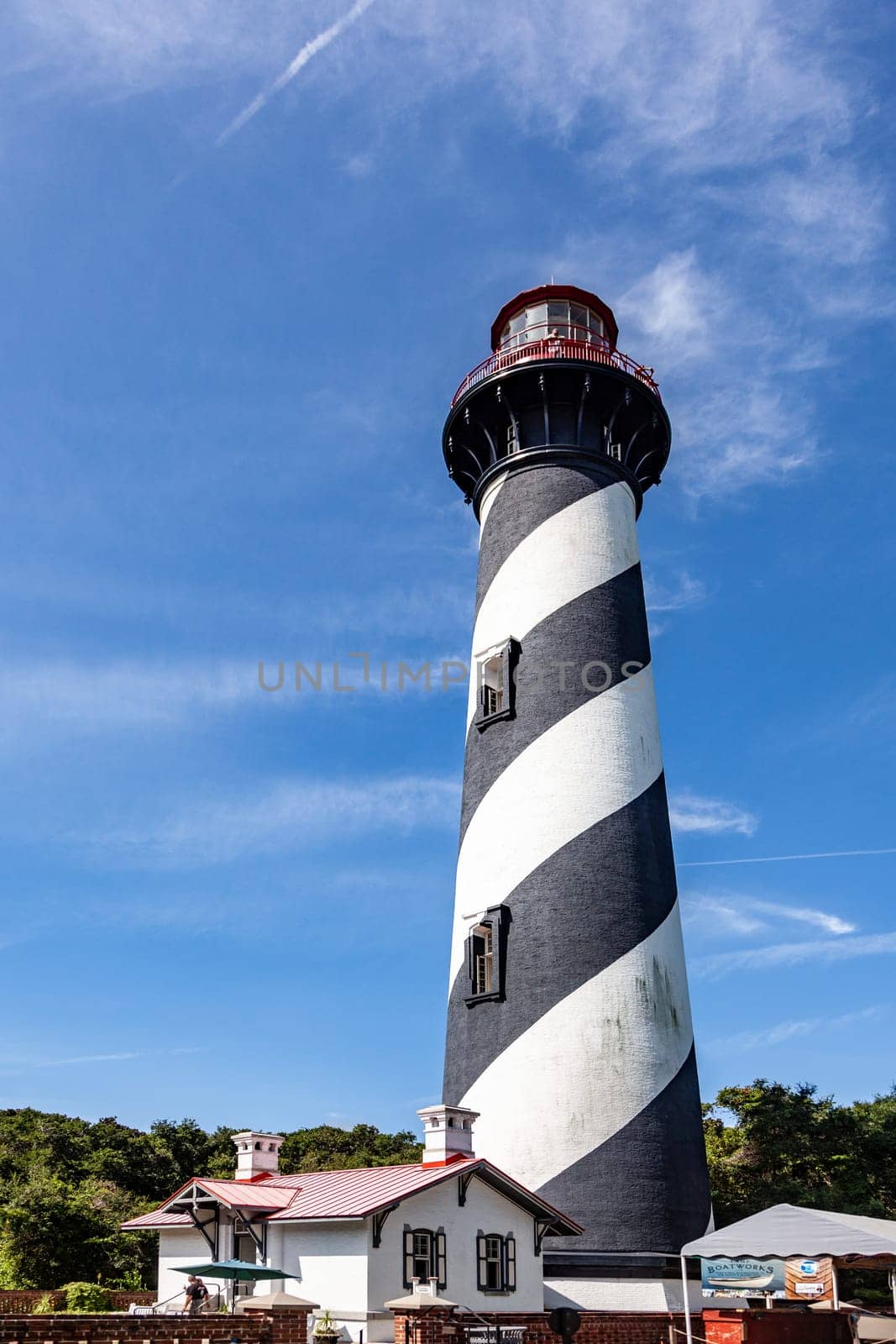 Sankt Augustine, USA - July 24, 2010: beautiful lighthouse from Sankt Augustine in Florida