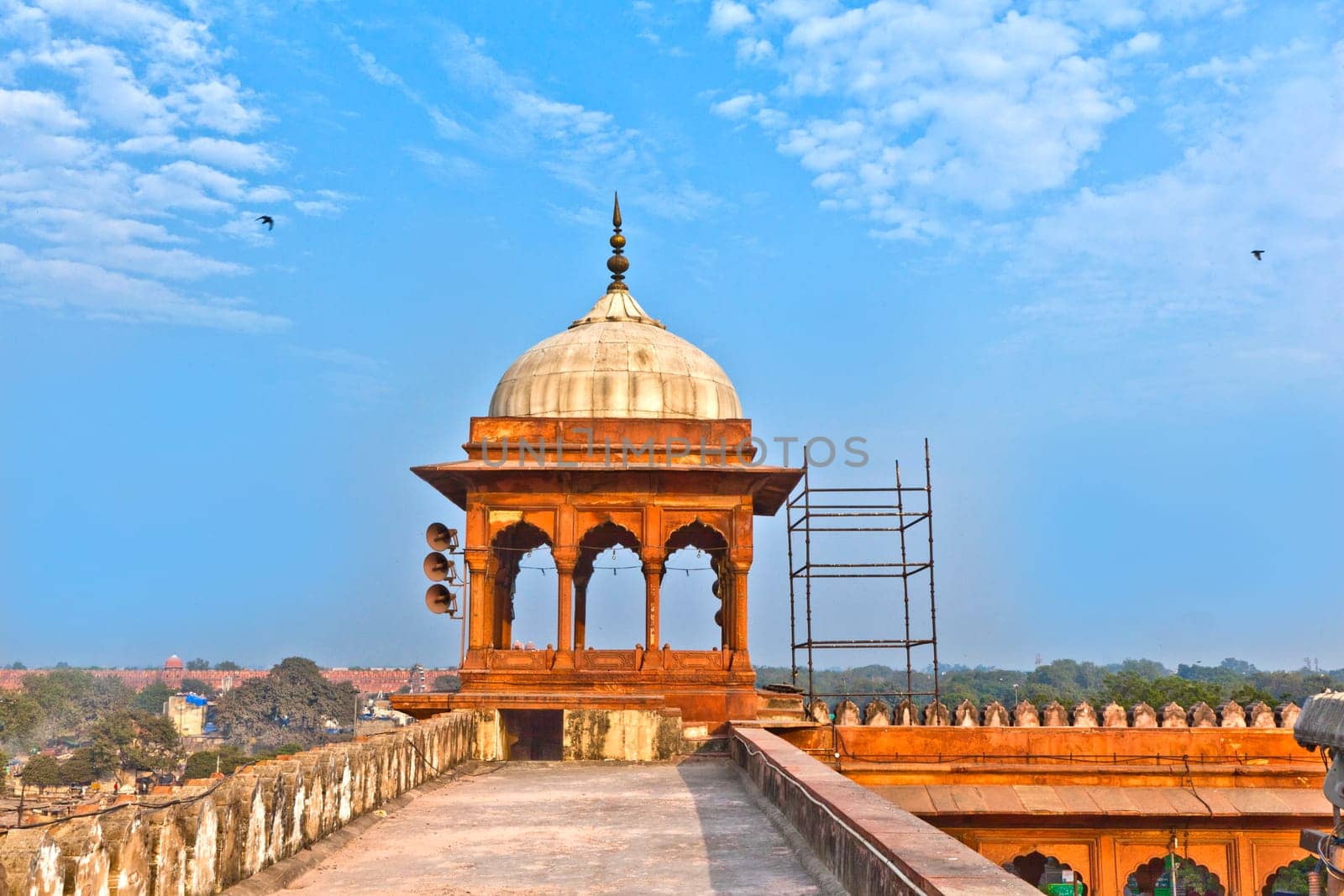 Delhi, India - November 9, 2011: Jama Masjid mosque in Dehli, India.