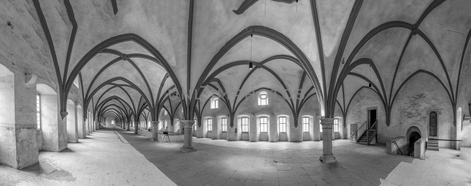 Eltville, Germany - December 29, 2018: Monks dormitory from monastery Eberbach in Germany